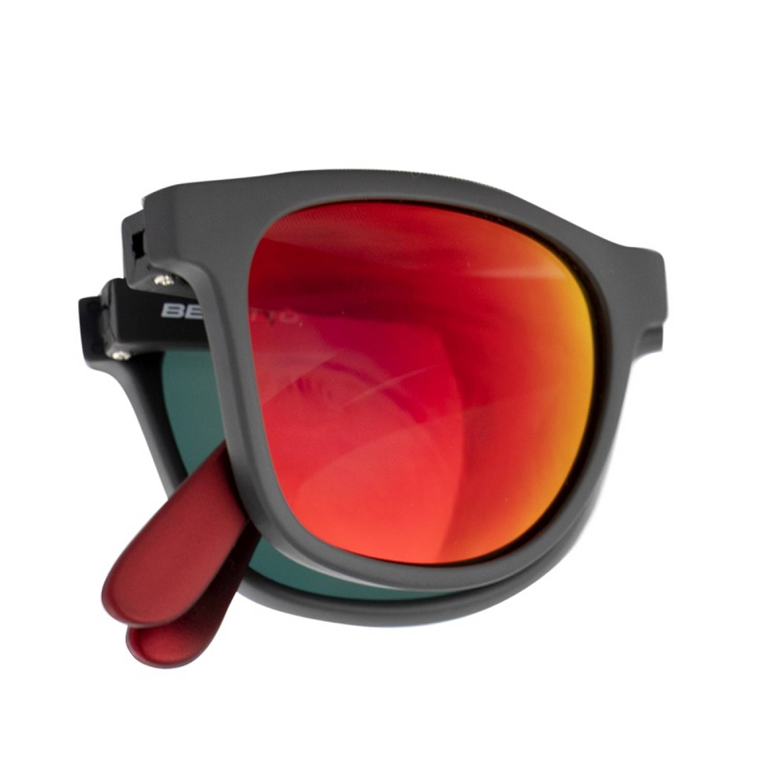 Lentes Negro/Rojo Mica Rojo Protección Anti UV Benotto