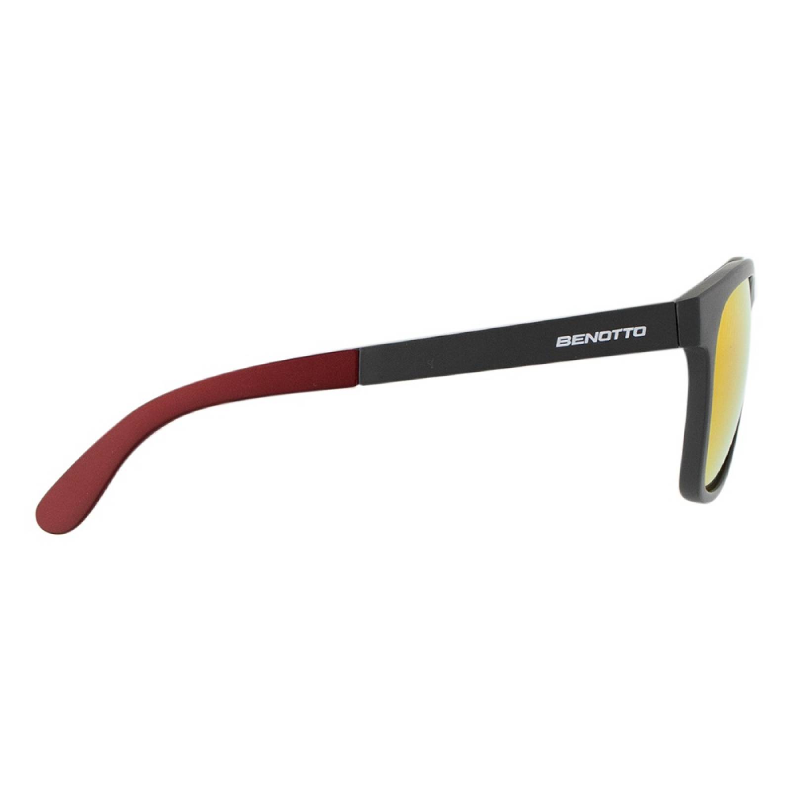 Lentes Negro/Rojo Mica Rojo Protección Anti UV Benotto