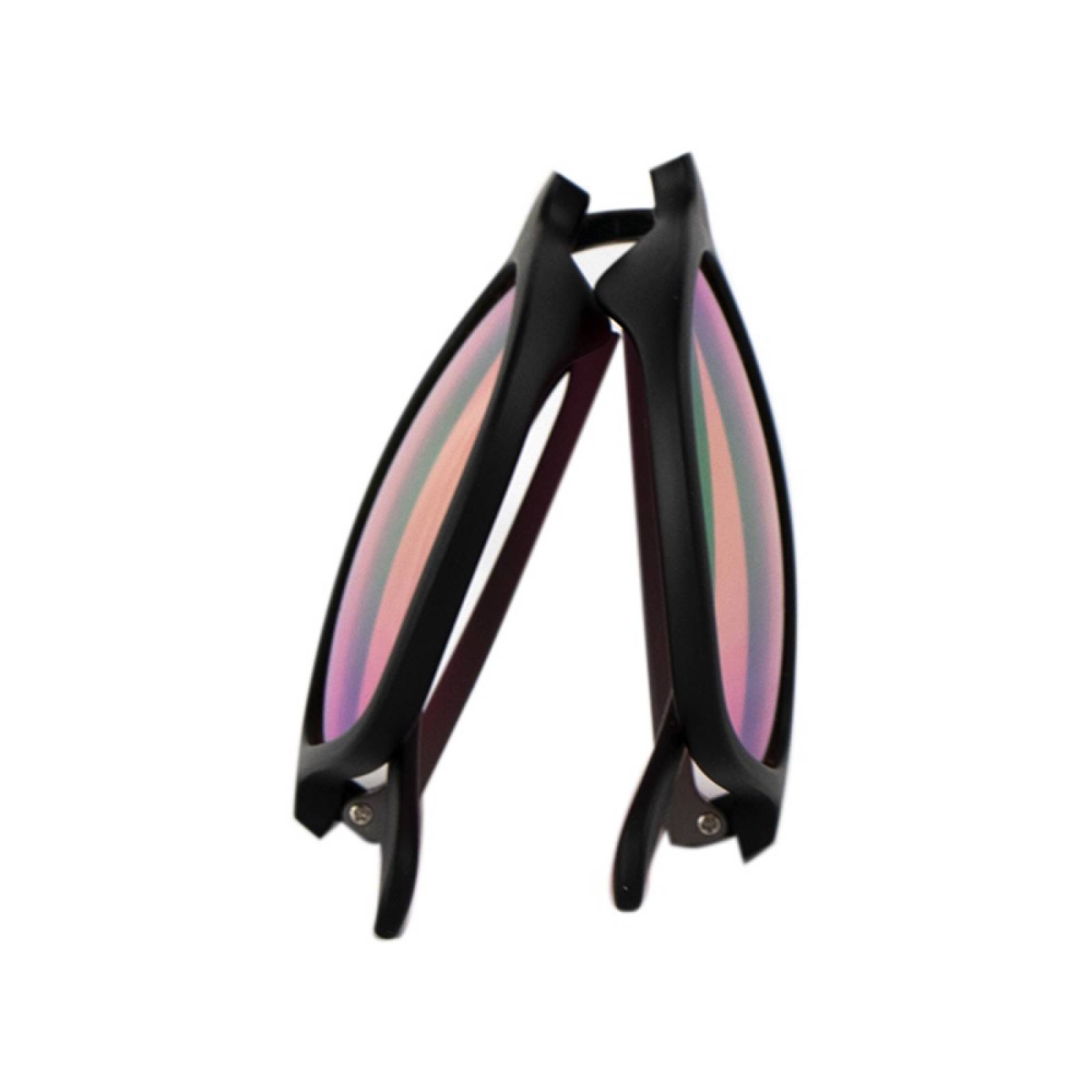 Lentes Negro/Gris Mica Rosa Protección Anti UV Benotto