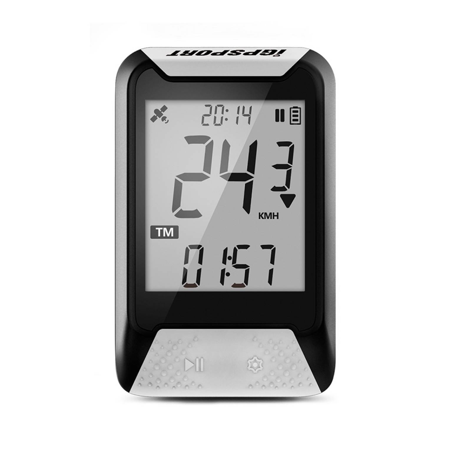 Ciclocomputadora Negro/Gris iGS130S Impermeable iGPSPORT