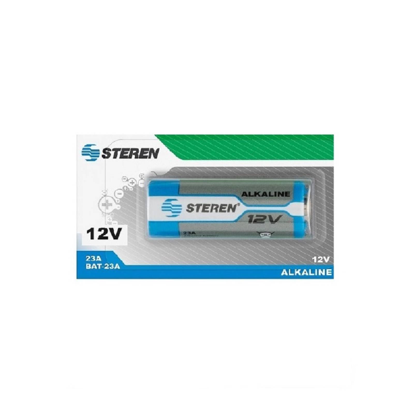 Pila Alcalina Tipo Cilindro 23a 12 Vcc 55 Mah Steren