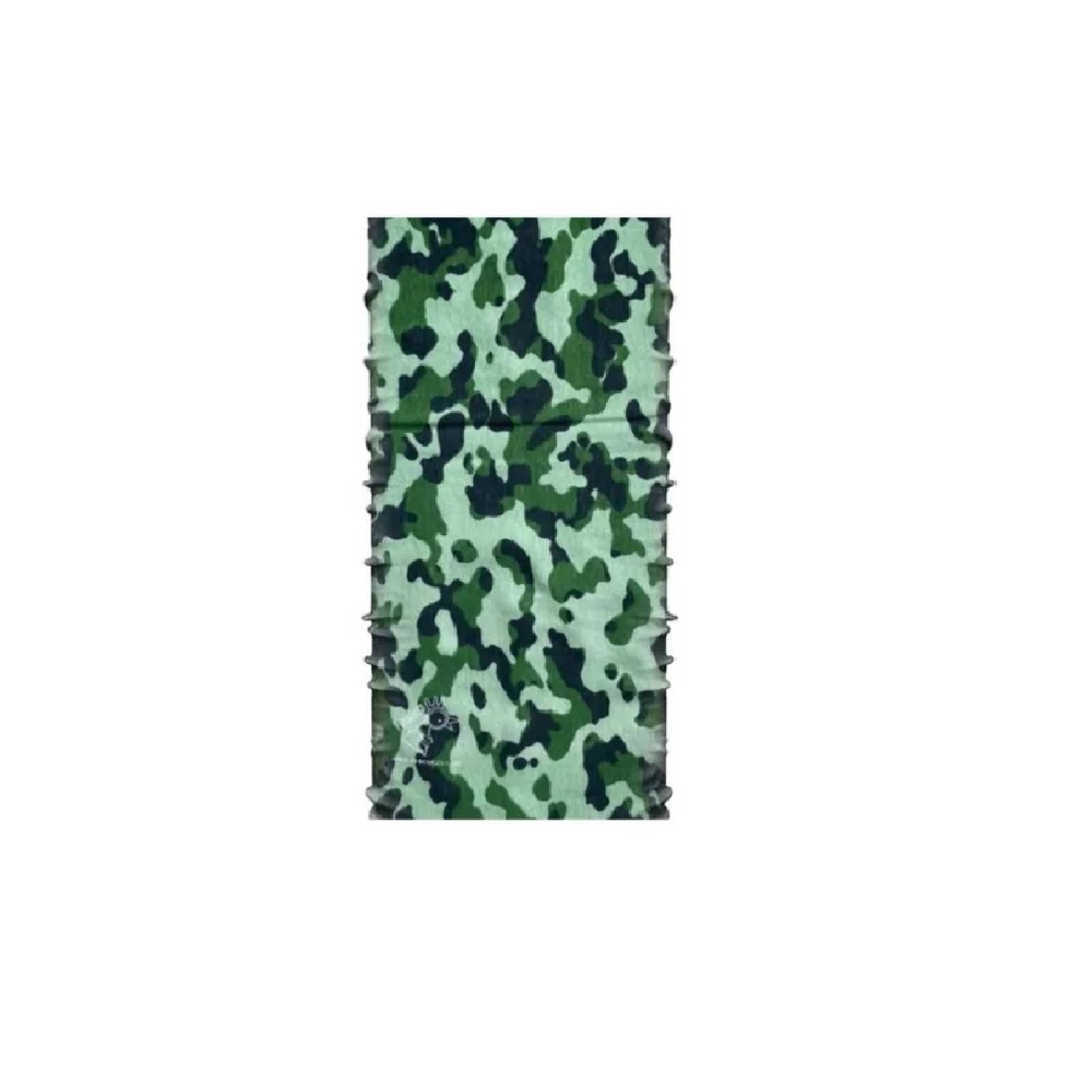 Cuello Deportivo Microfibra Pescuezo Camuflaje Verde
