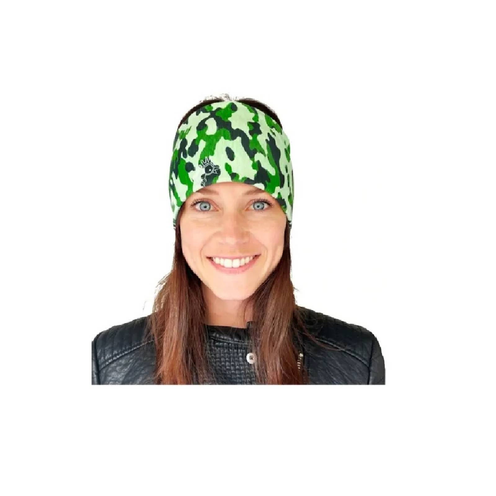 Cuello Deportivo Microfibra Pescuezo Camuflaje Verde