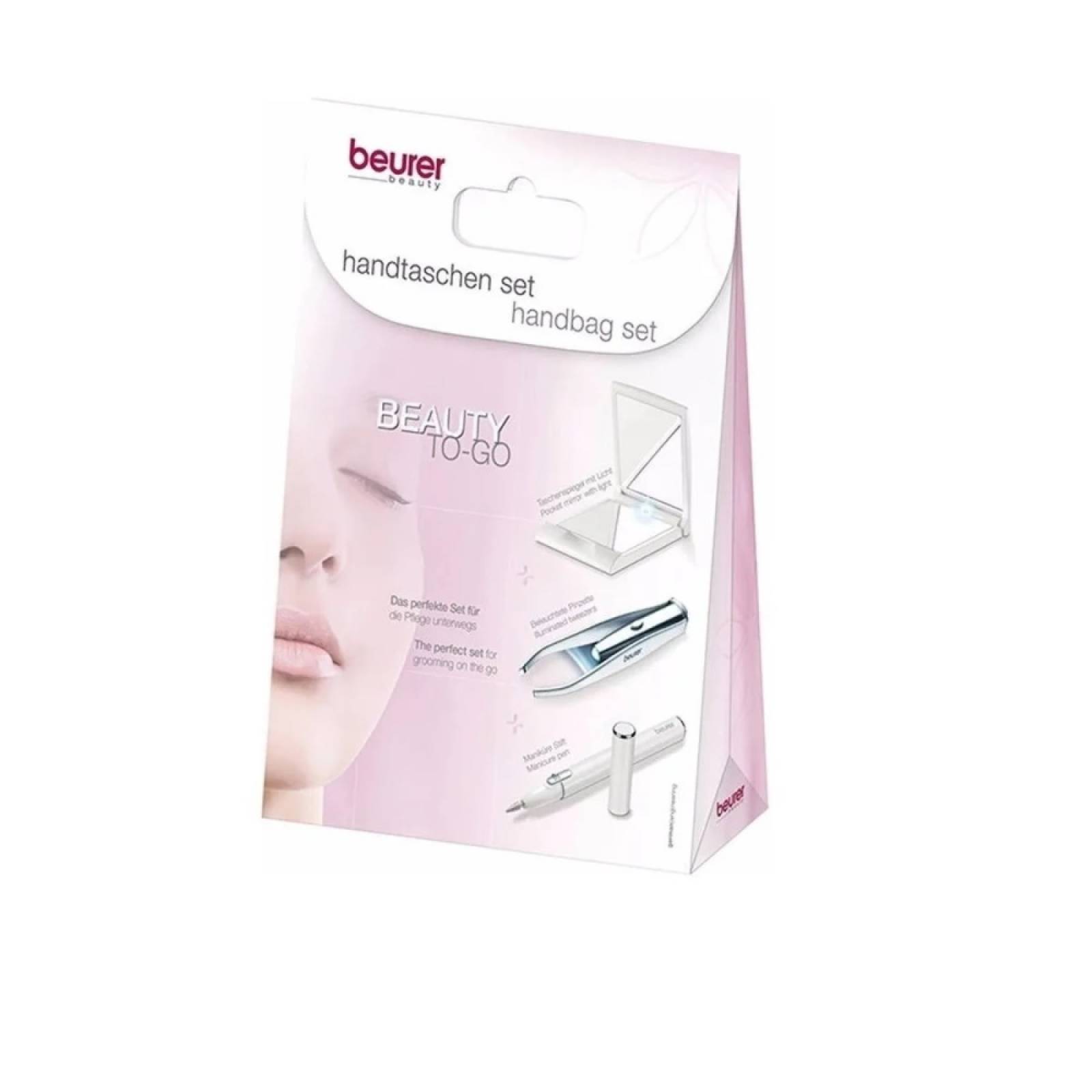 Kit Belleza Espejo Bolsillo Pinza Lápiz BT01-SET Beurer