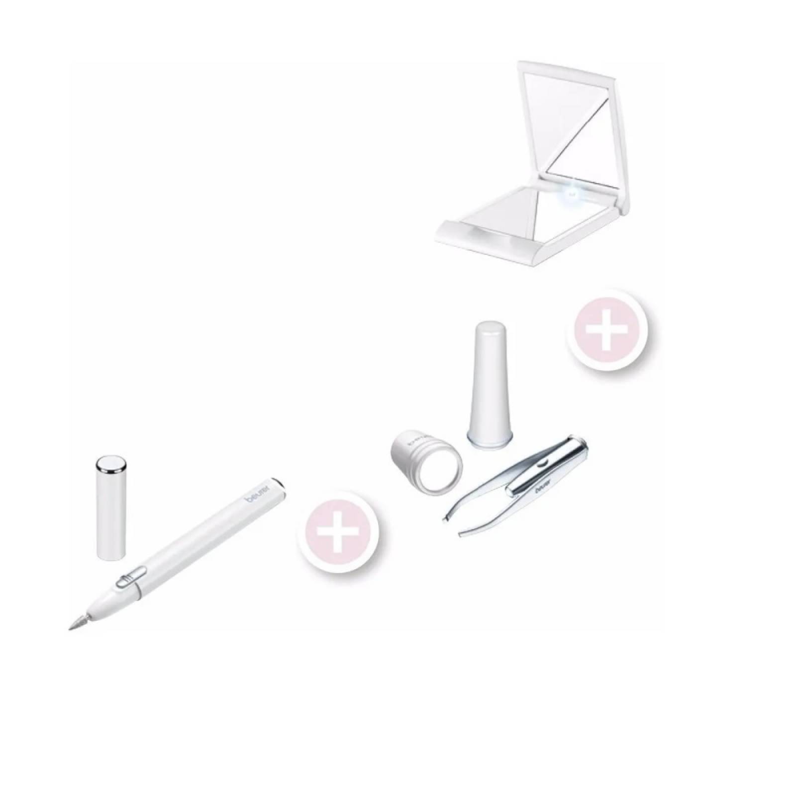 Kit Belleza Espejo Bolsillo Pinza Lápiz BT01-SET Beurer