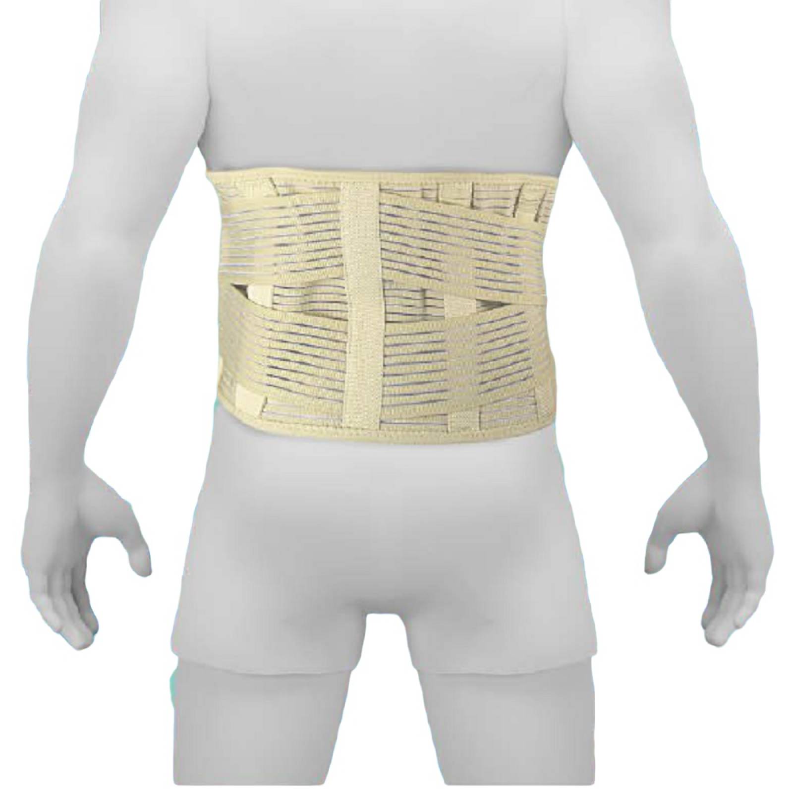 Faja Sacro-Lumbar Ajustable Beige C/ Varillas Talla CH Homecare