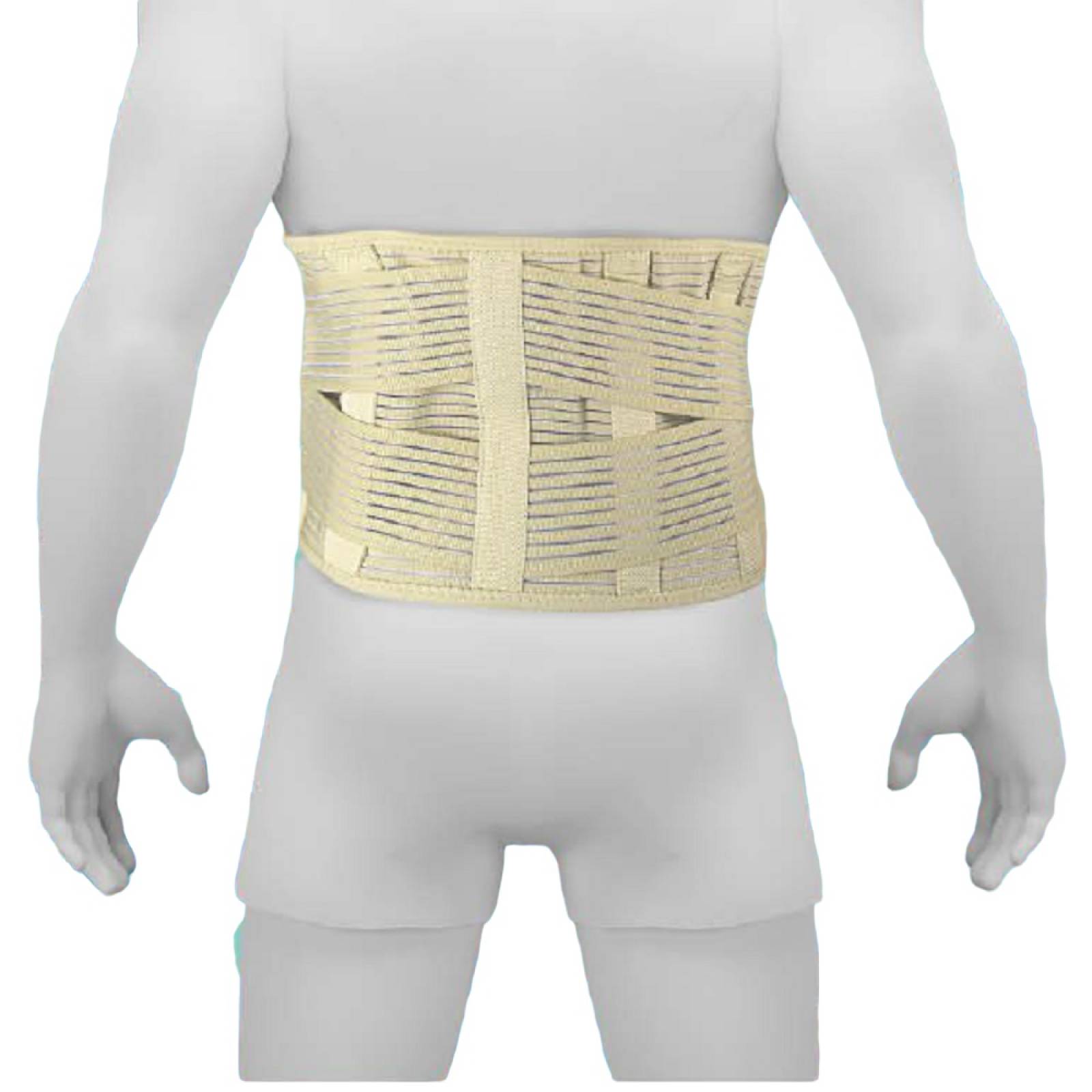 Faja Sacro-Lumbar Ajustable Beige C/ Varillas Talla EEG Homecare