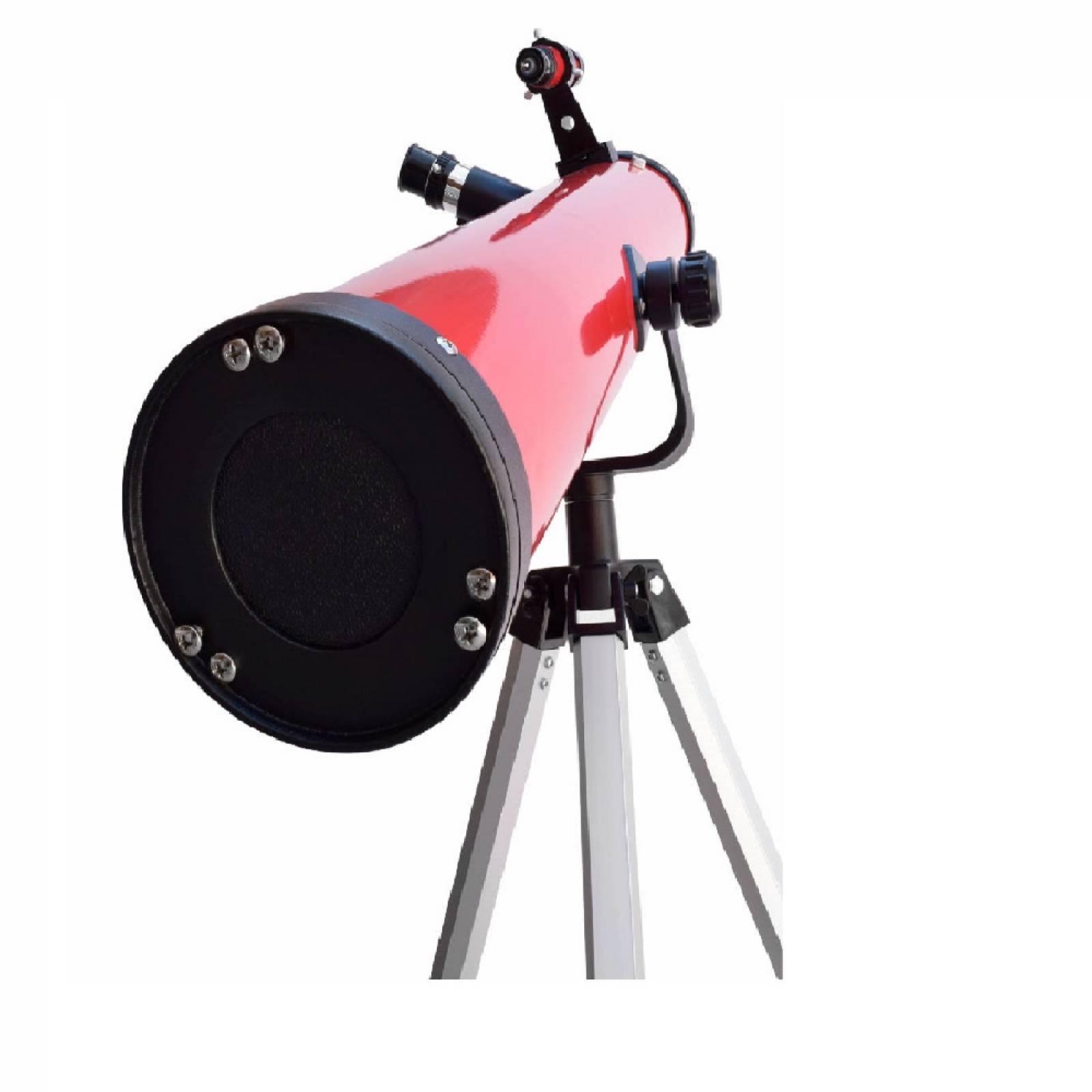 Telescopio Reflector Con Montura Altazimutal Rojo Wallis