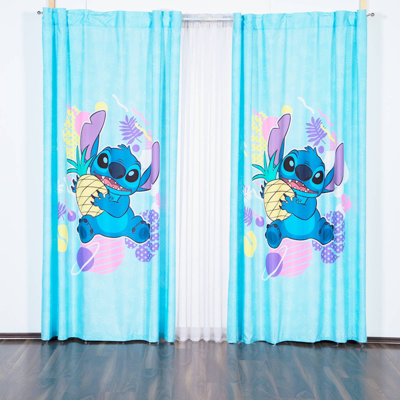 Cortina Decorativa Stitch Sweet Estandar Poliester Concord