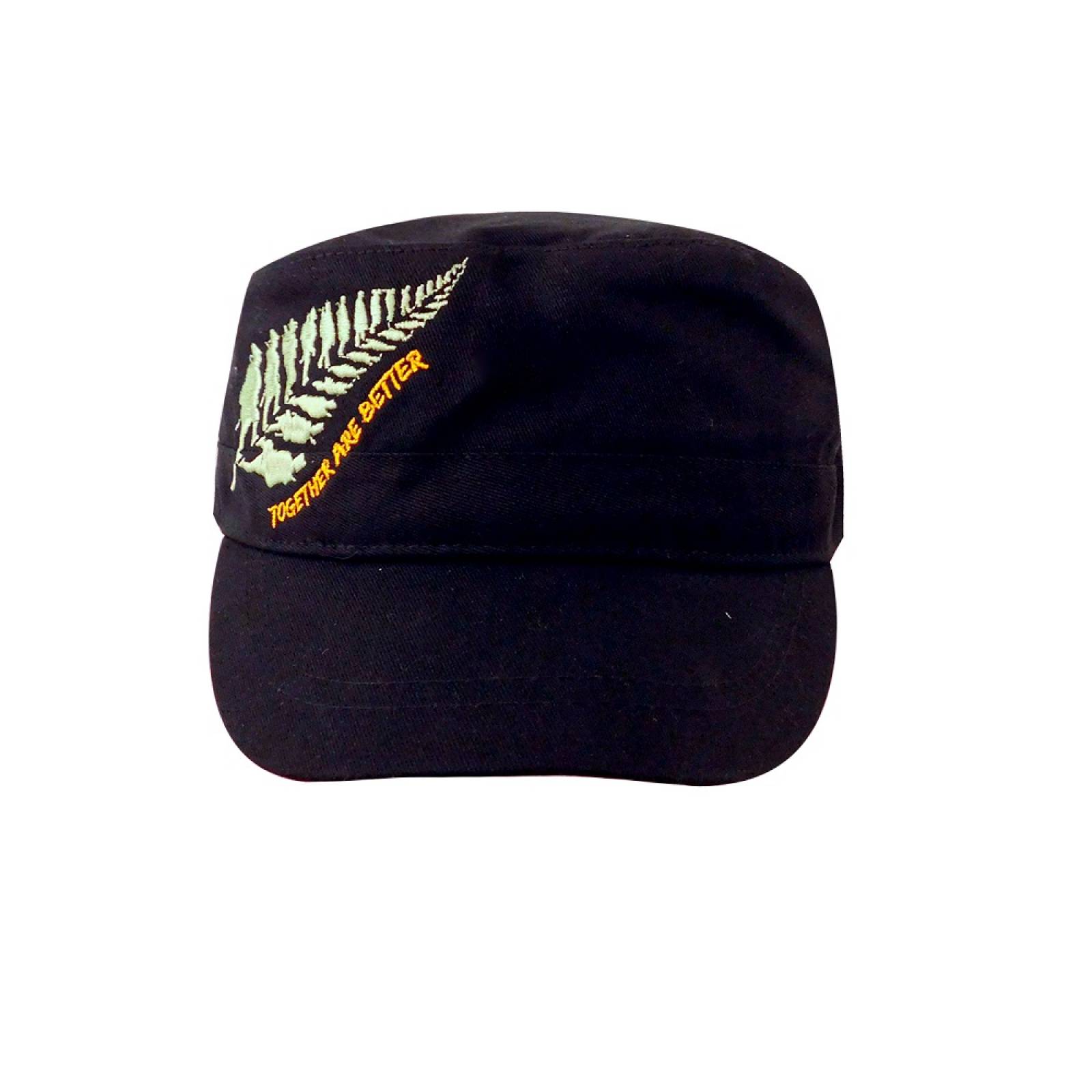 Gorra Togheter Are Better Negra Tipo Fidel Algodón Wallis.