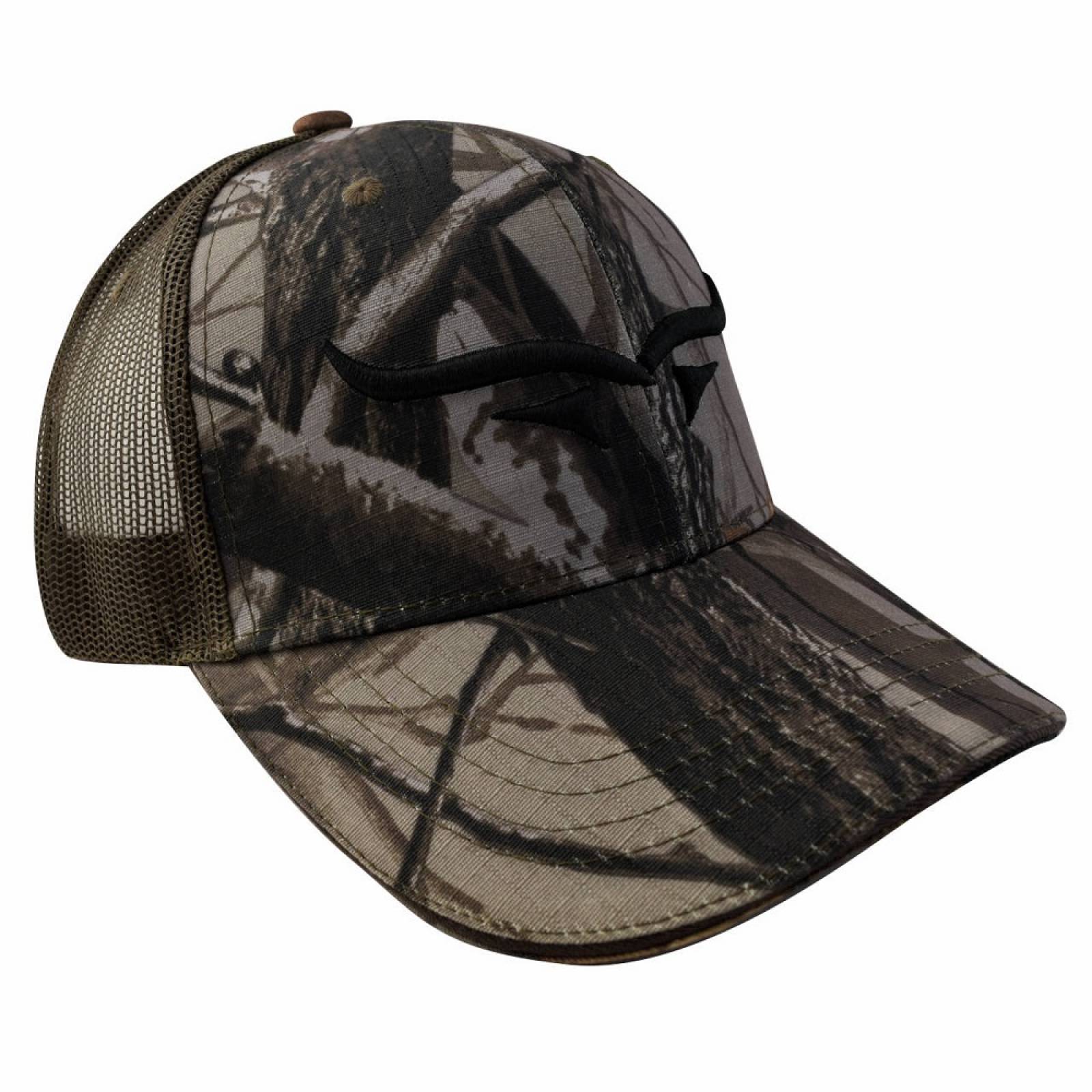 Gorra Cuernos Café Camuflaje C/Ajustador Velcro Wallis