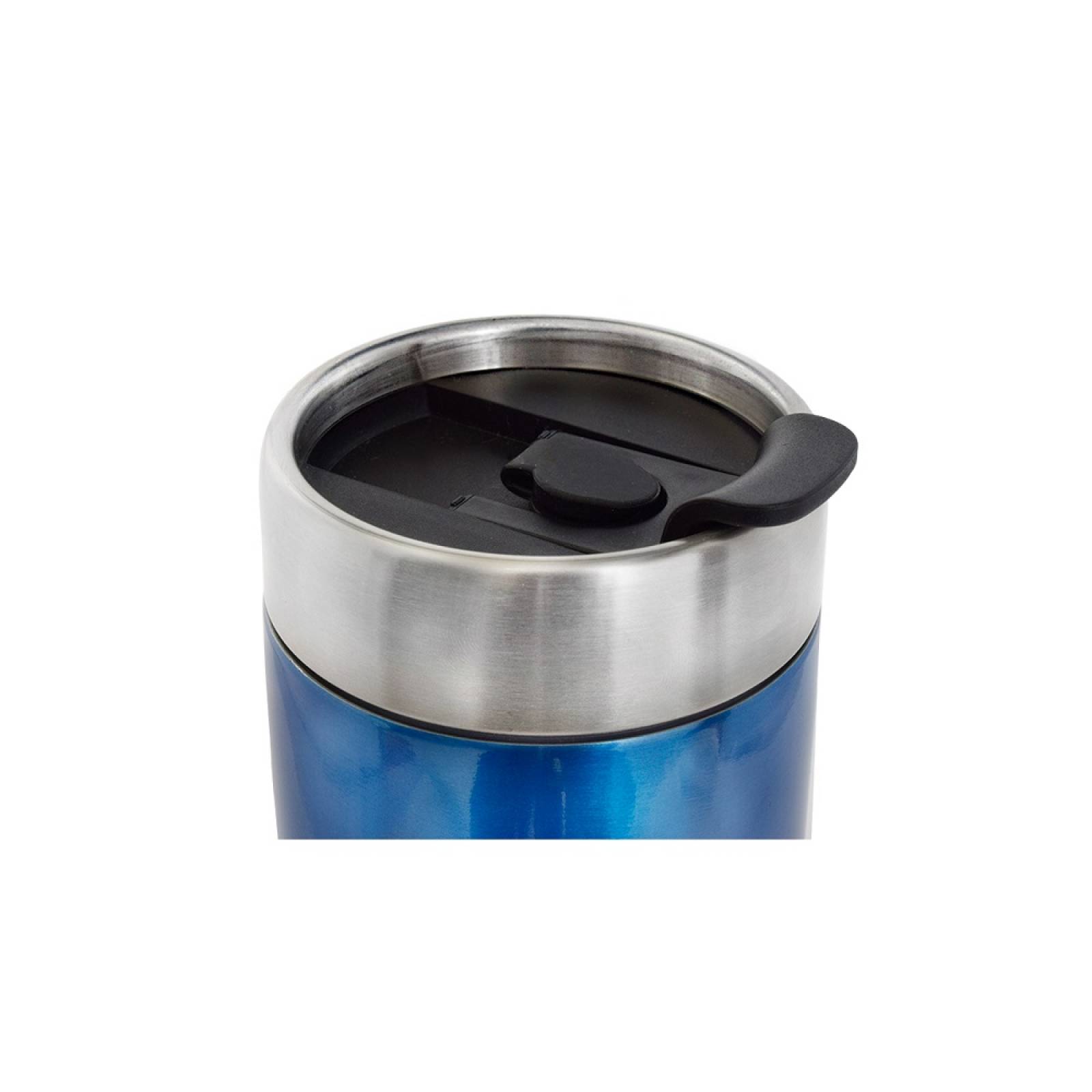 Termo Popote Y Protector Antiderrames 600ml Azul Wallis