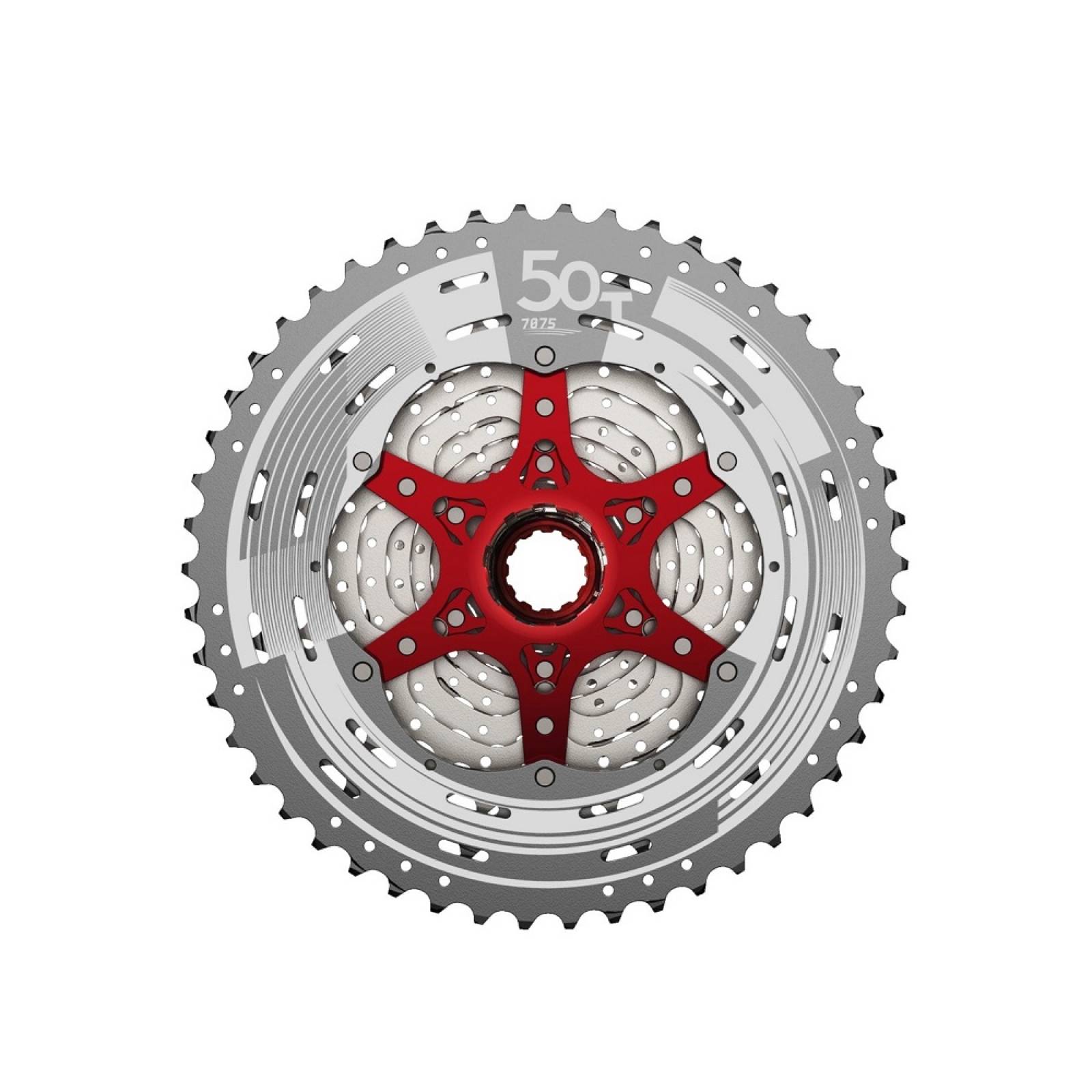 Cassette Piñones MTB 12P 11/50D CSMZ90 Aluminio Sunrace