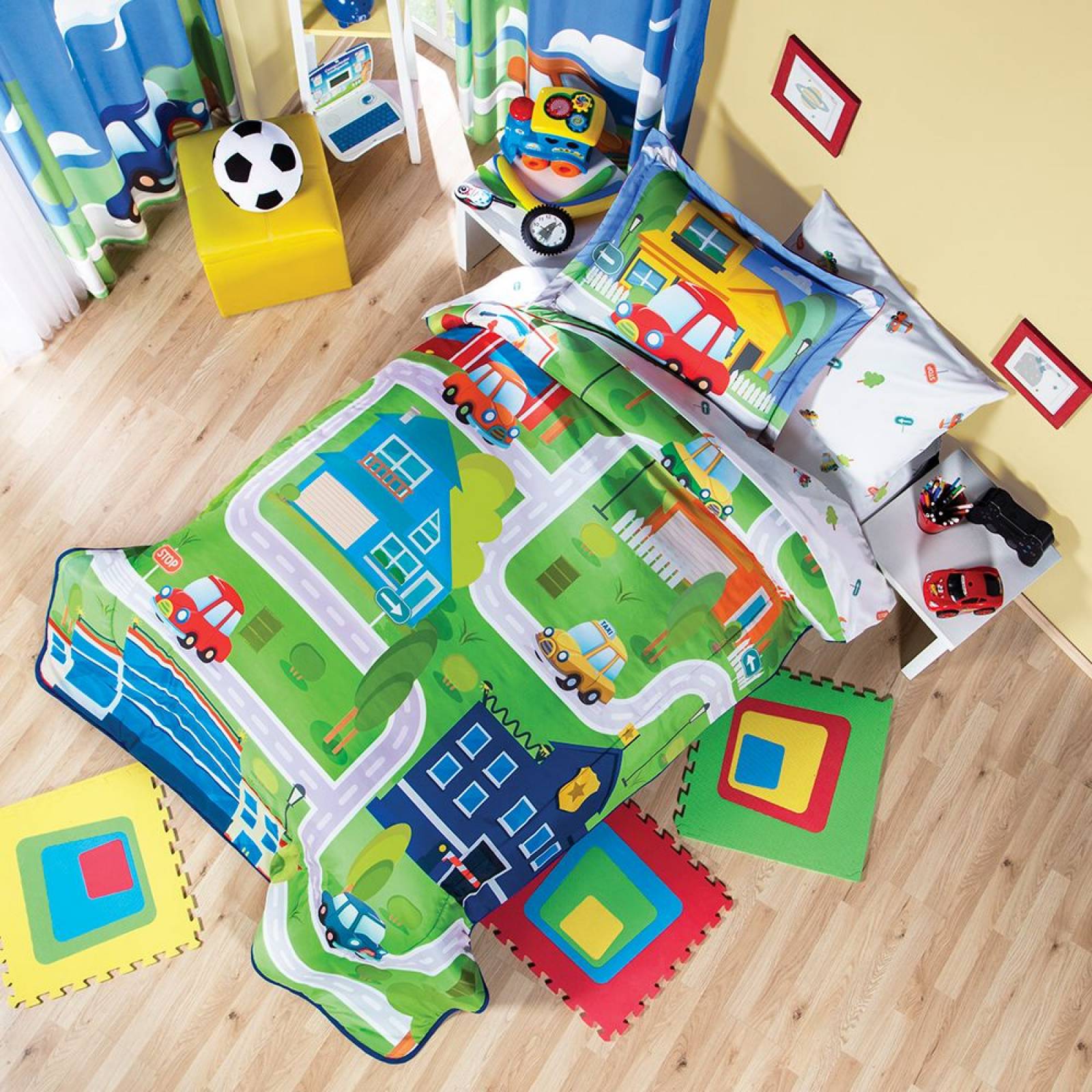 Edredón Individual Lavable Road Microfibra Colchas Concord