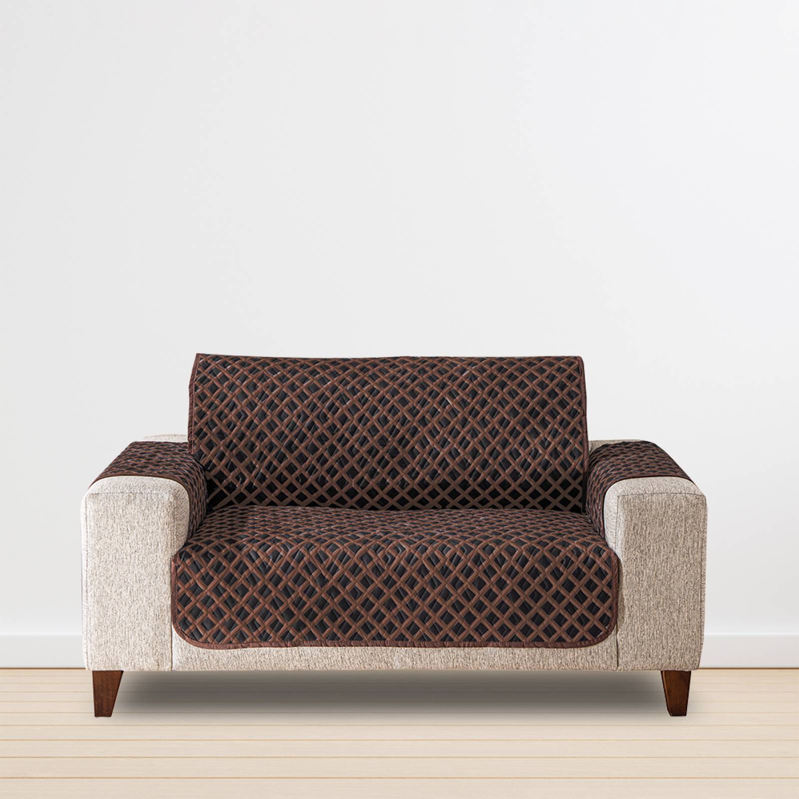 Protector Sala Dos Plazas Latte Café Colchas Concord