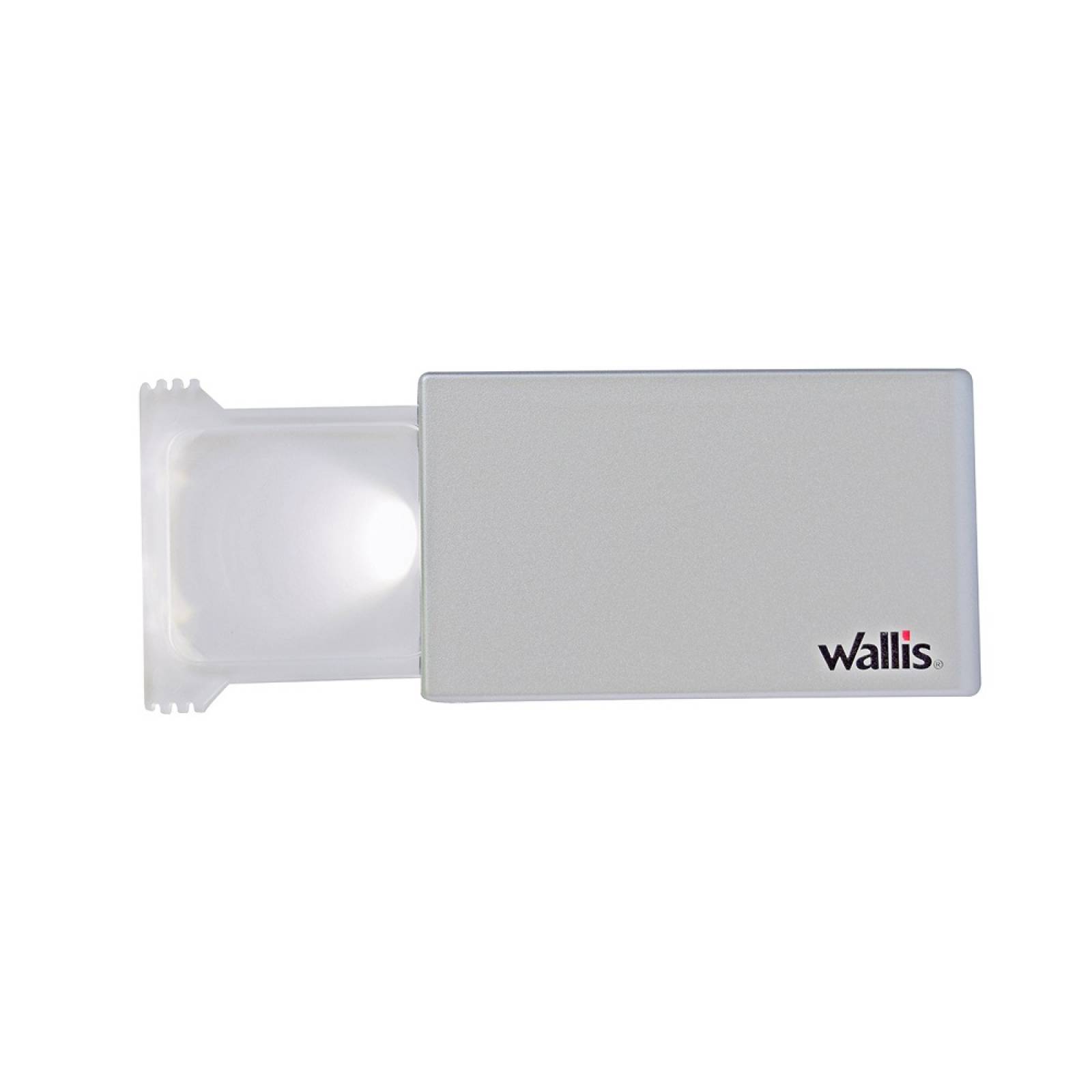 Lupa Bolsillo Tipo Tarjeta 4x4.5cm Luz LED Camping Wallis