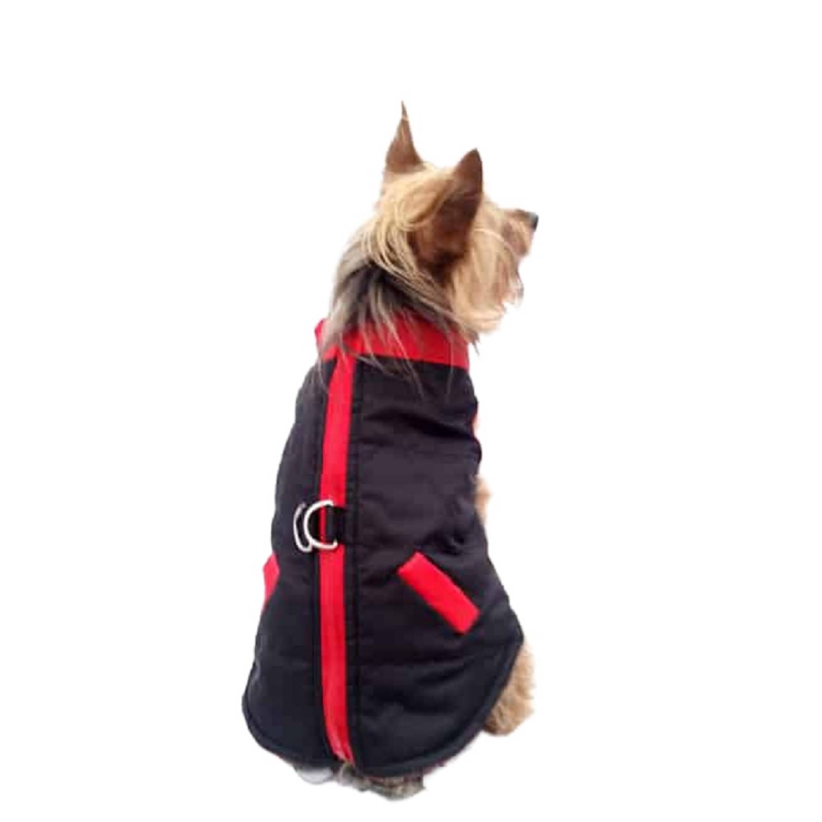 Chaleco Deportivo P/Perro Color Rojo/Negro Talla 0 Pet Pals