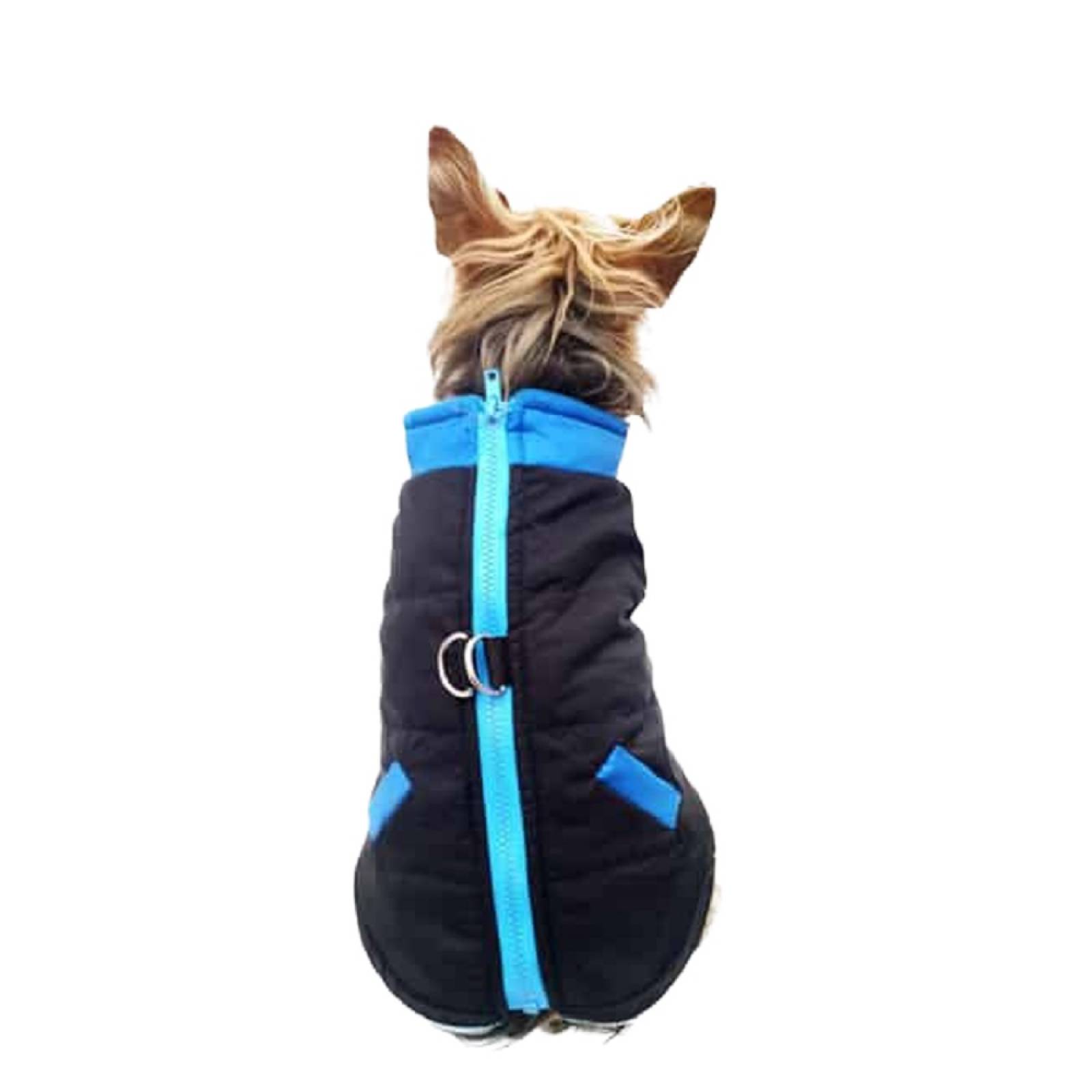 Chaleco Sport Color Azul Polar P/Perro Talla 8 Pet Pals