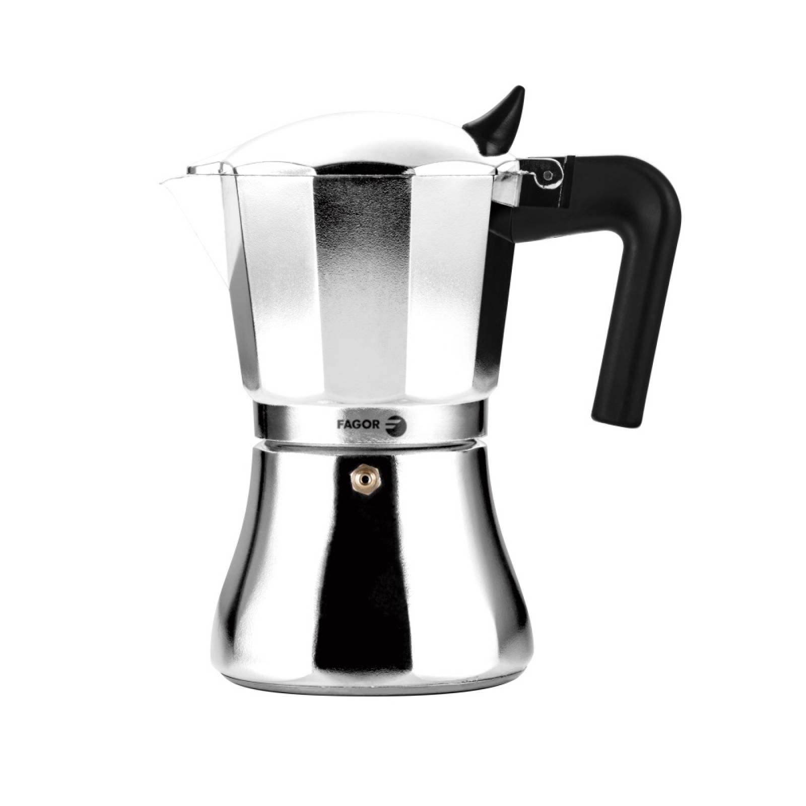 Cafetera Italiana Cupy Aluminio Capacidad 6 Tazas Fagor