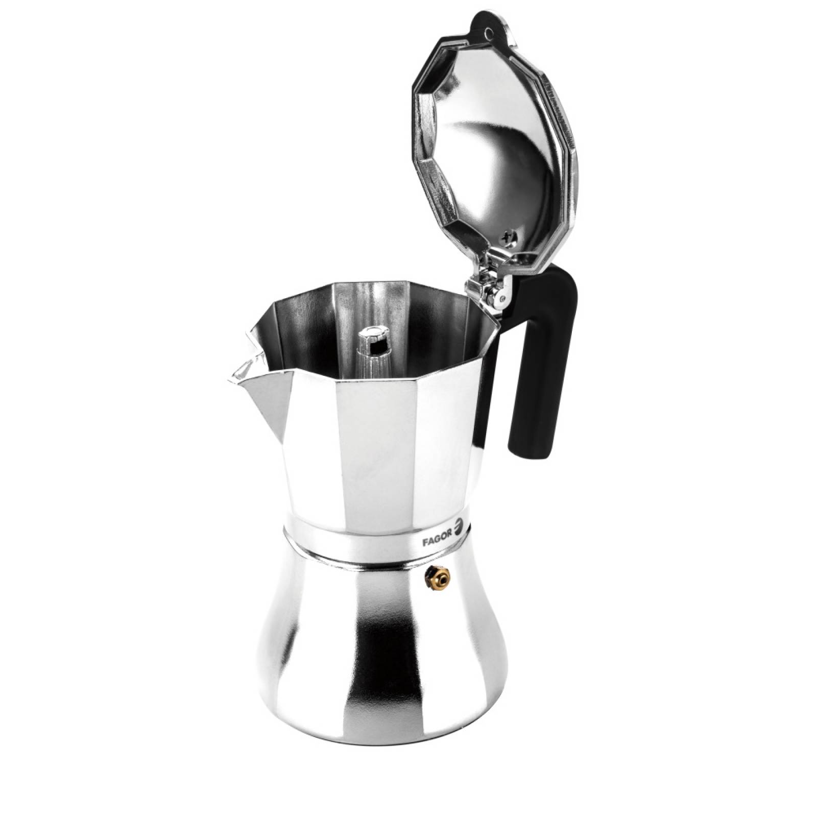 Cafetera Italiana Cupy Aluminio Capacidad 6 Tazas Fagor