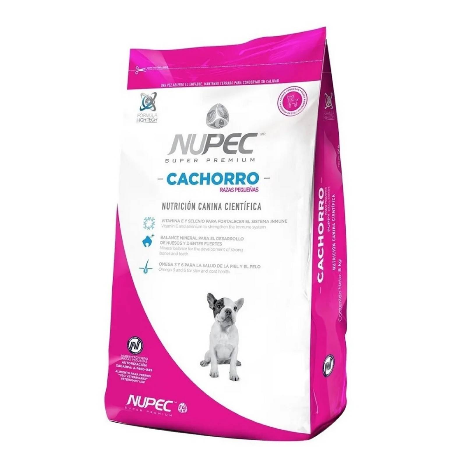 Alimento Perro Croqueta Cachorros Razas Pequeñas 8kg Nupec