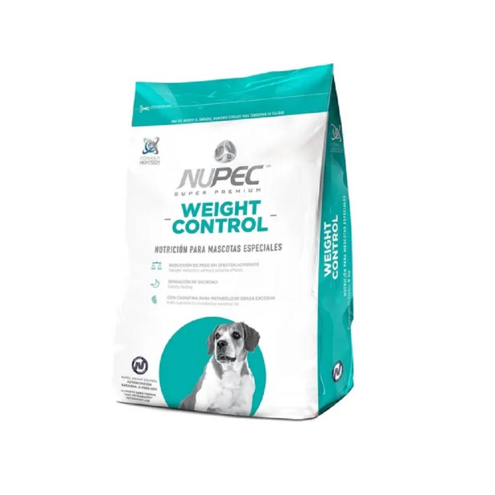 Alimento Perro Croqueta Control Peso Raza Grande 2kg Nupec