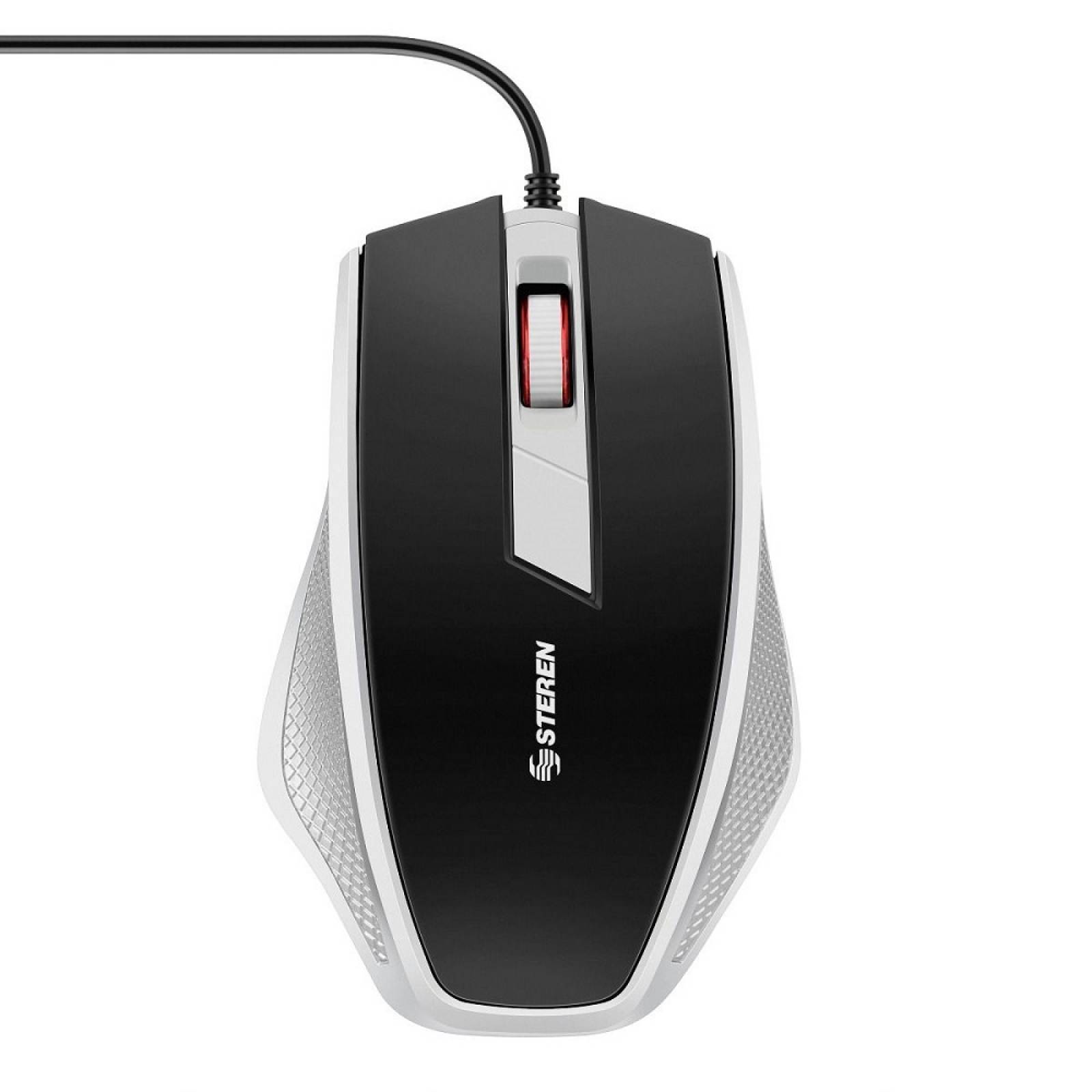 Mouse Óptico Usb Botones Rueda Desplazamiento Steren