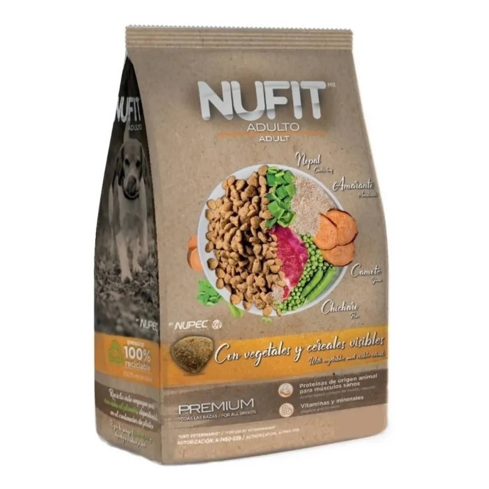 Alimento Croqueta Perro Adulto 2 Kg Premium Nufit By Nupec