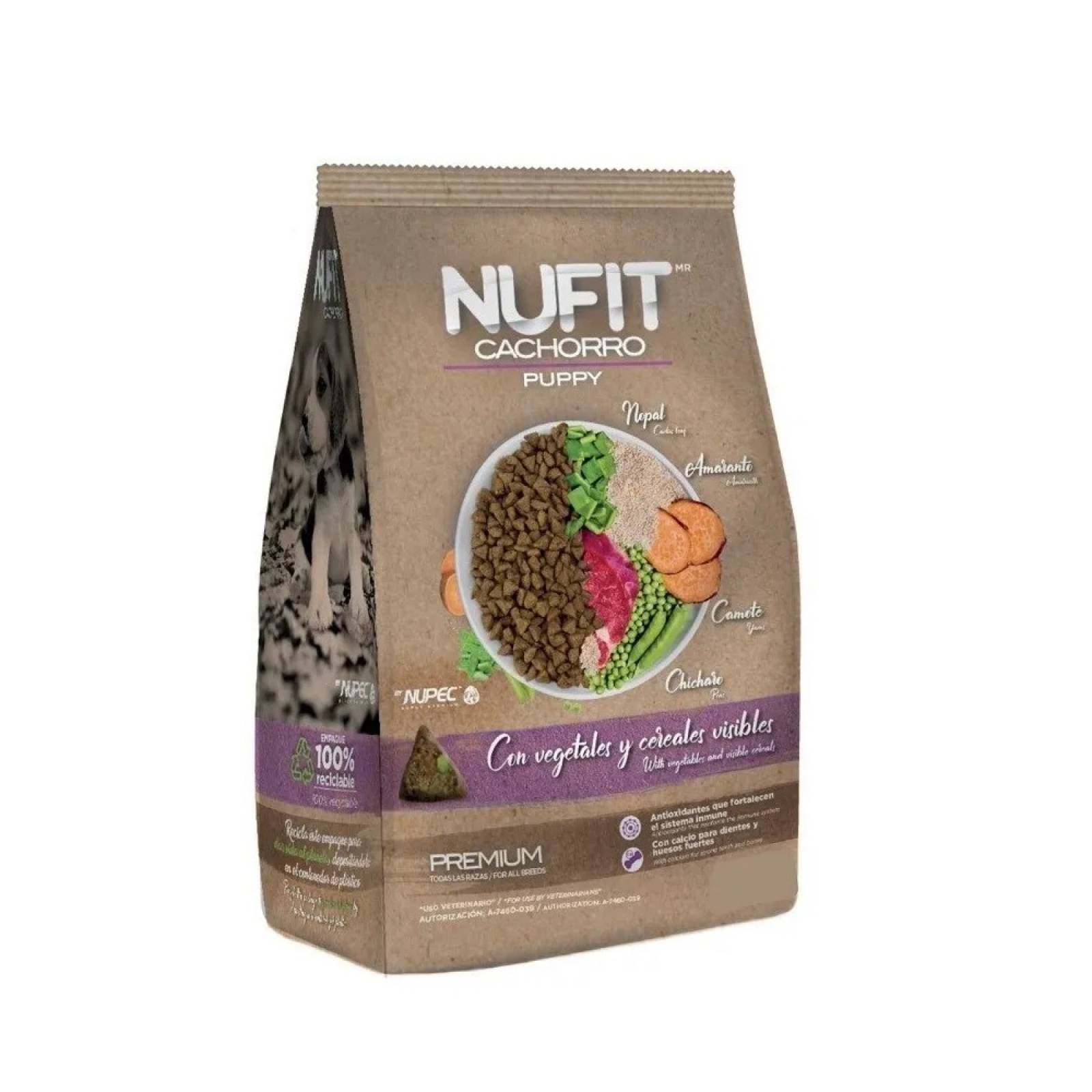 Alimento Croqueta Perro Cachorro Premium 2 Kg Nufit By Nupec