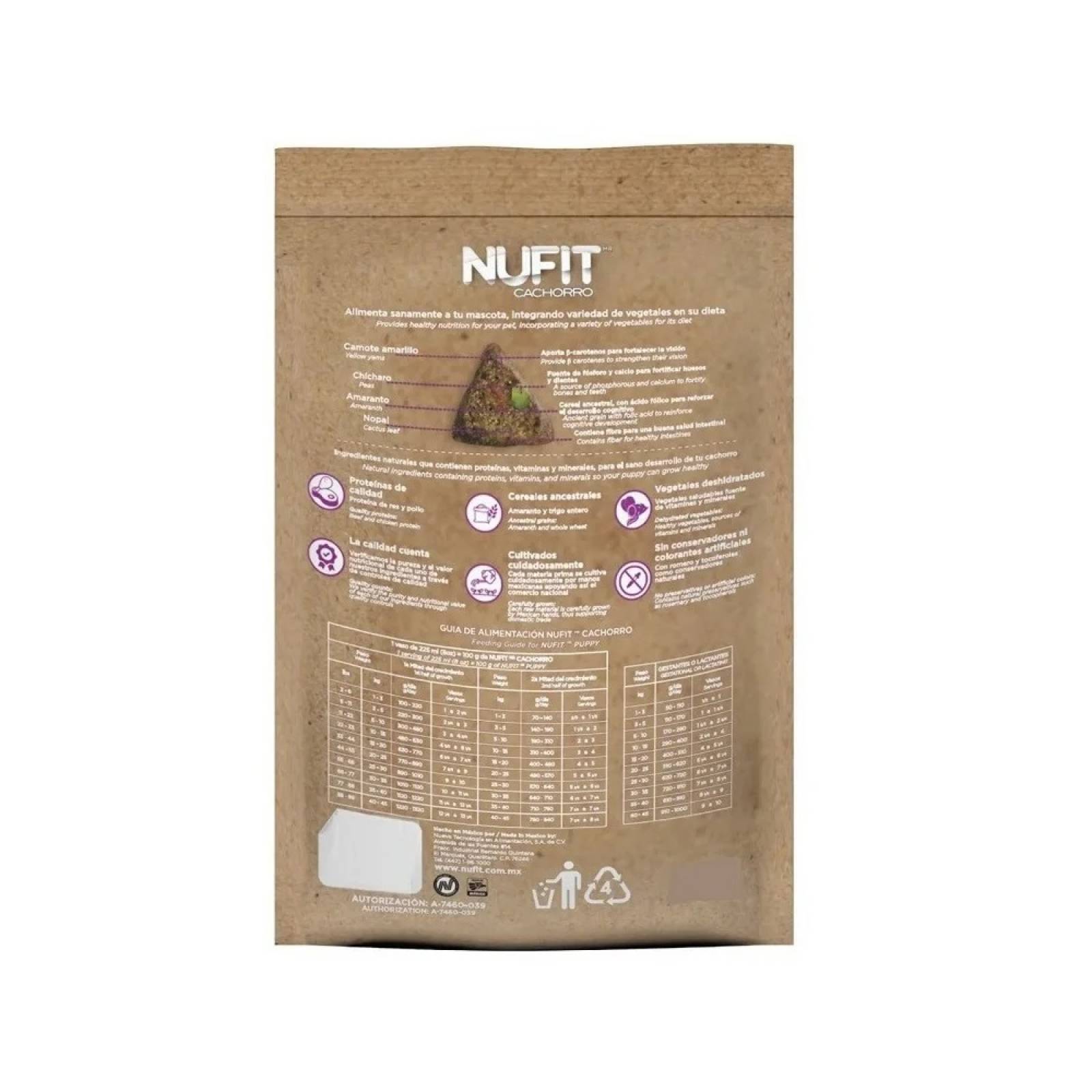 Alimento Croqueta Perro Cachorro Premium 2 Kg Nufit By Nupec