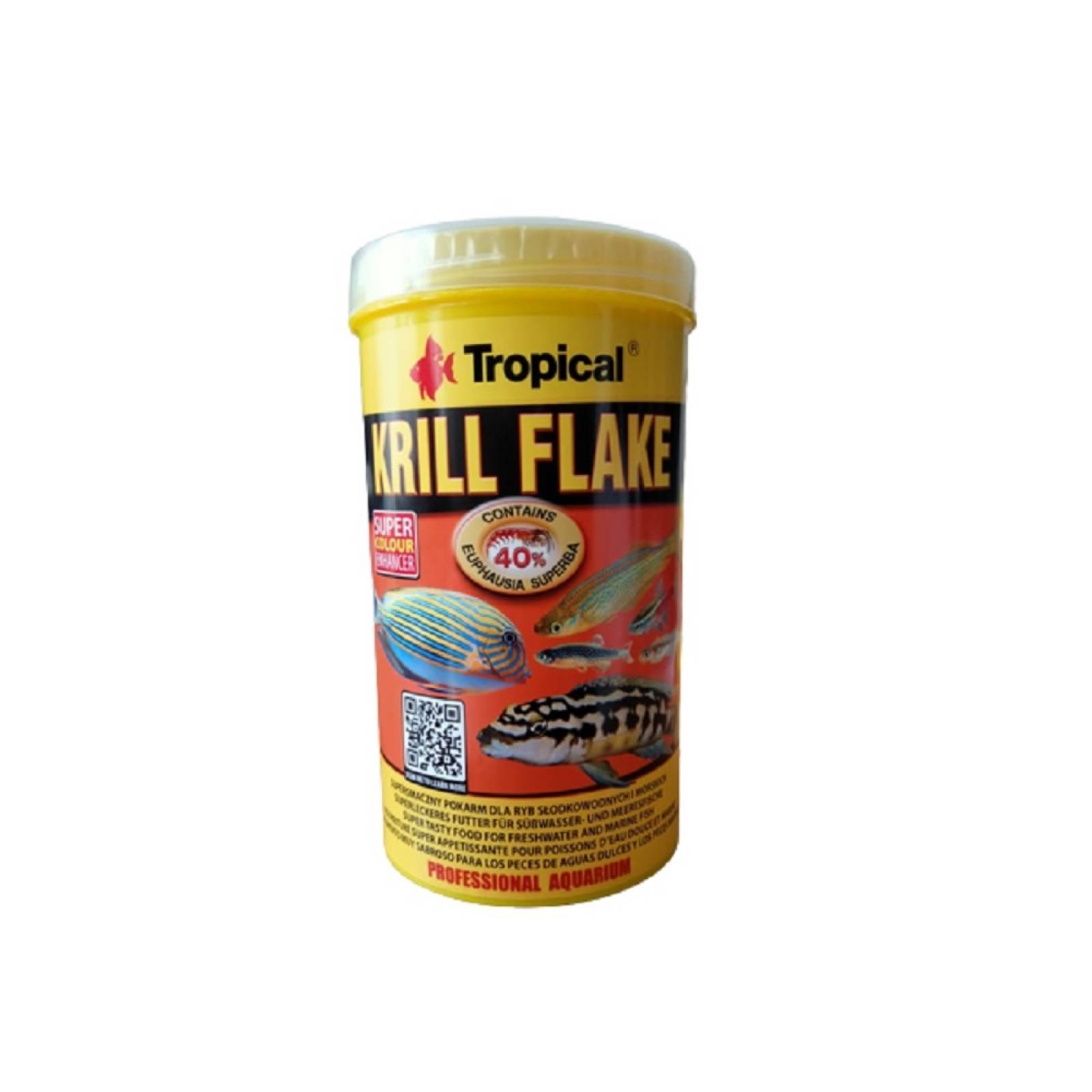 Alimento Pez Krill Flake 20g Forma Escamas Tropical