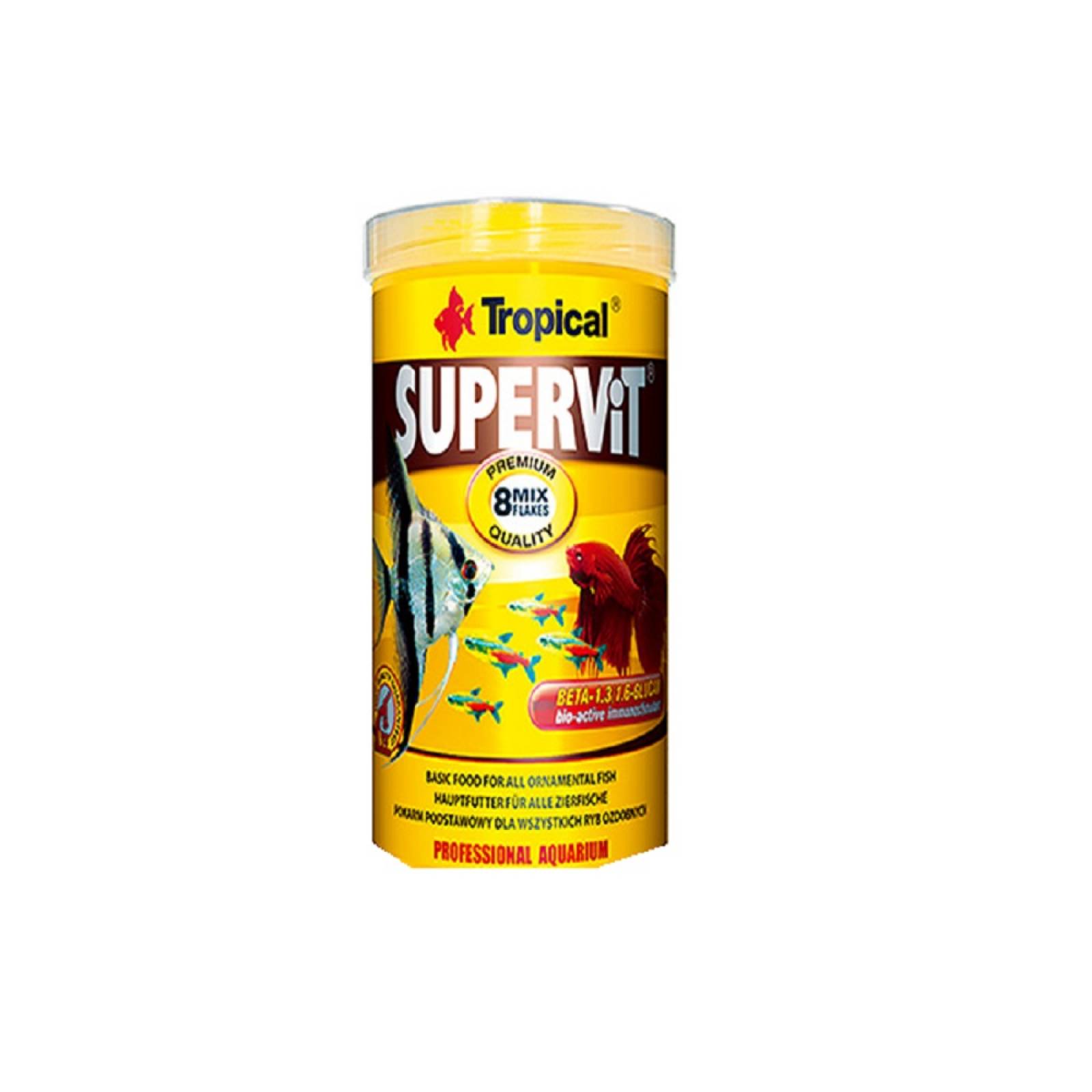 Alimento Supervit Escamas P/peces Omnivors 200g Tropical