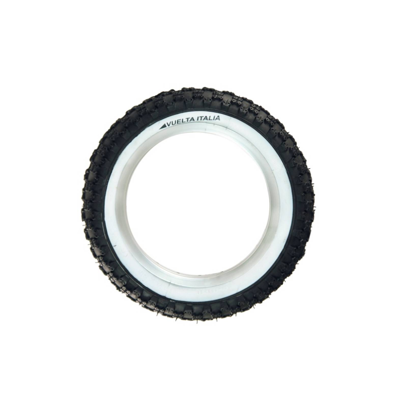 Llanta Bicicleta 12 1/2x2 1/4 Cross Cara Blanca Cb209 Vuelta
