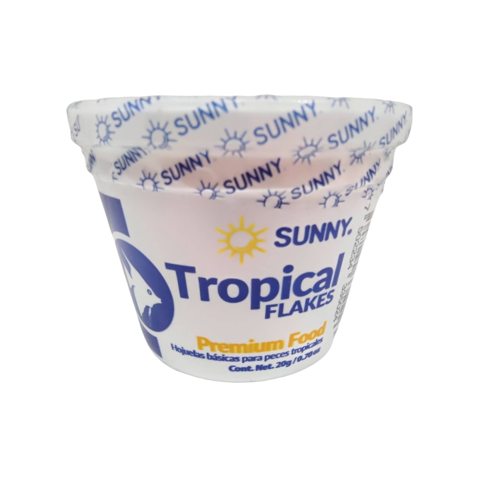 Alimento Importado Hojuelas Basicas Tropicales 20G Sunny