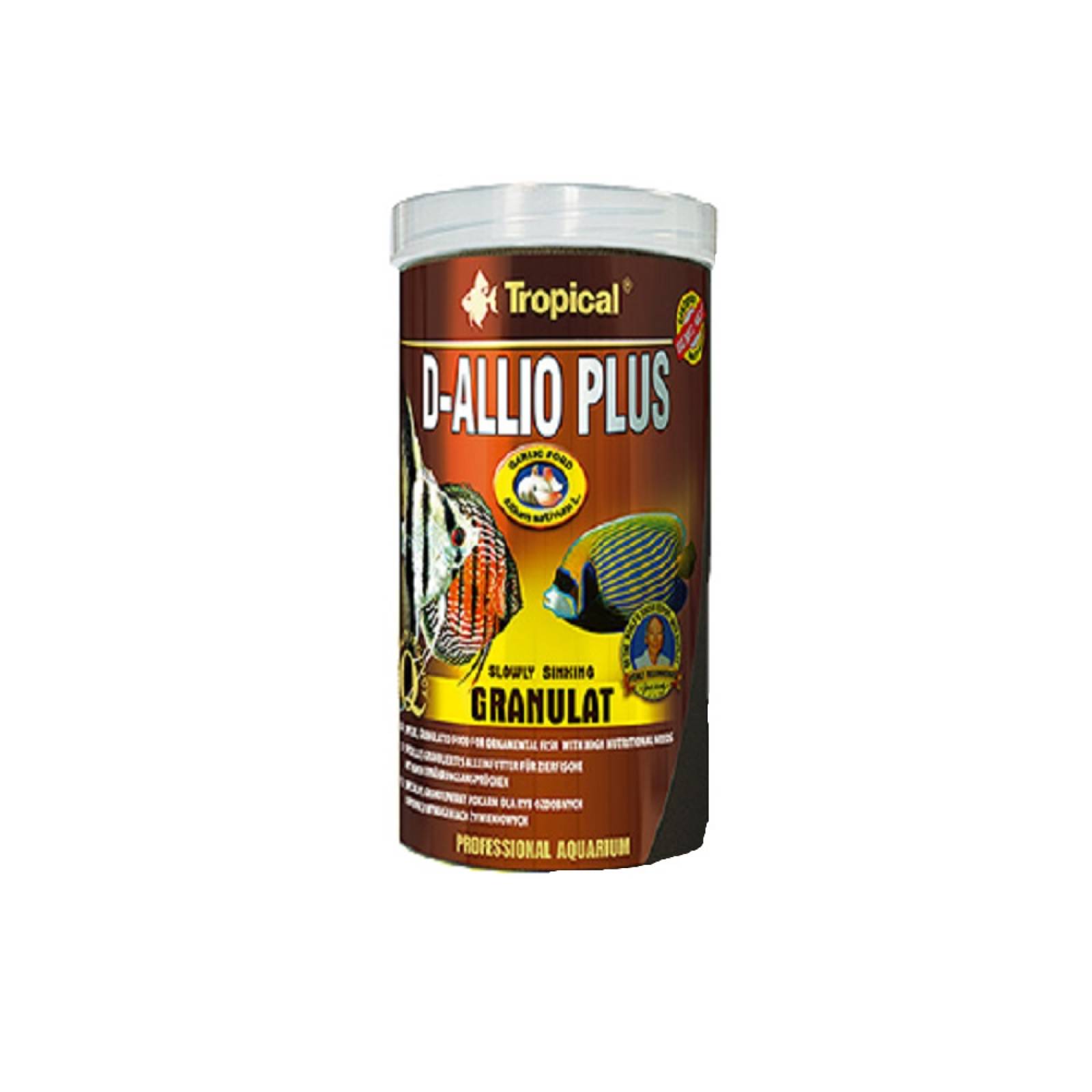 Alimento D-Allio Plus Granulat P/Peces Marinos 60 G Tropical