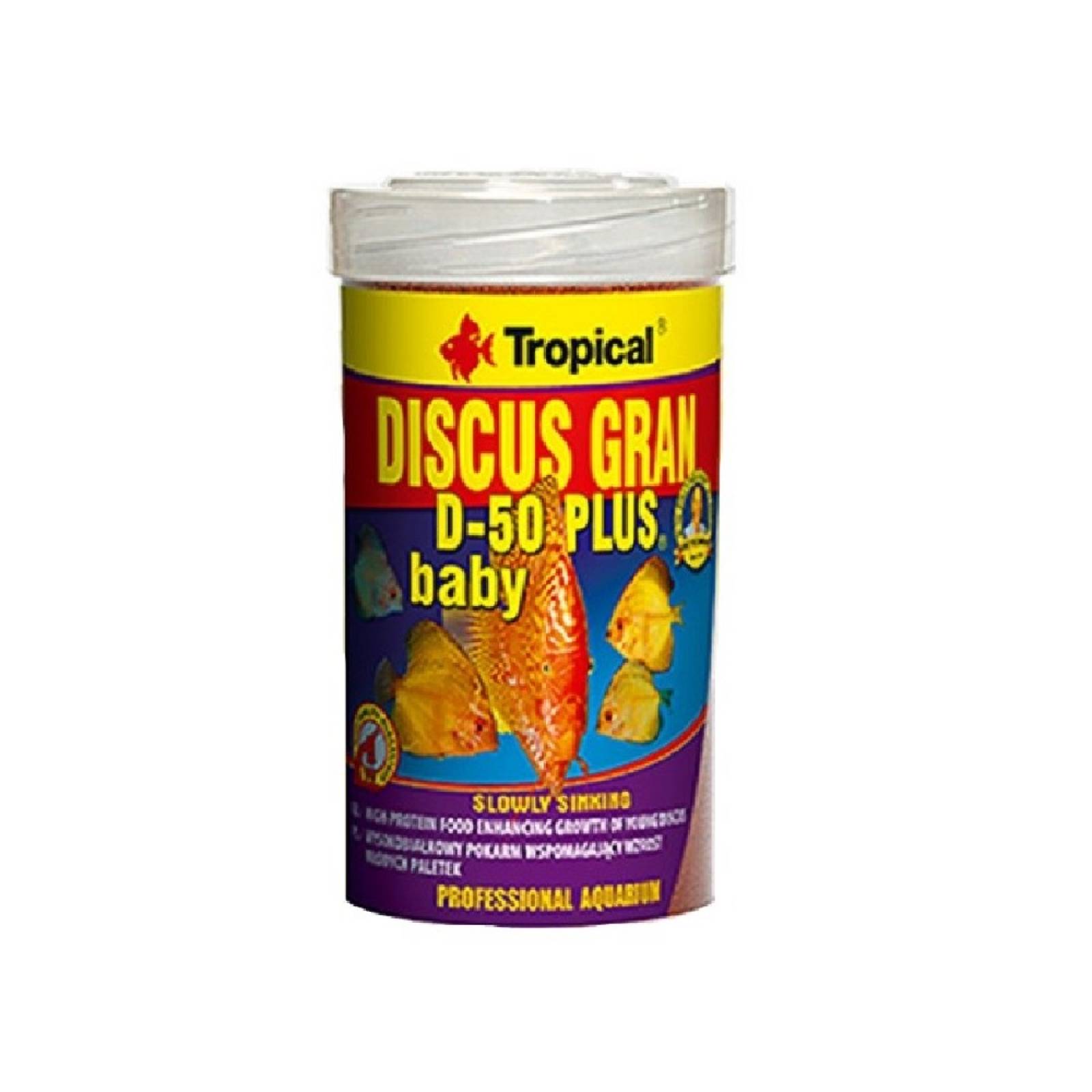 Alimento Discus D-50 Plus Baby P/Pez Disco 130G Tropical