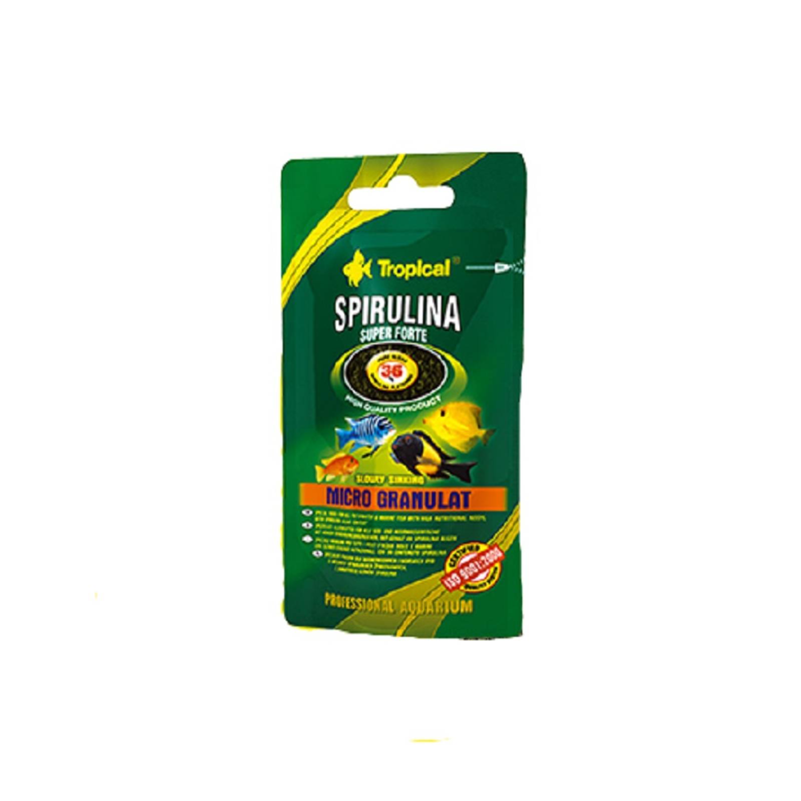 Alimento Super Forte Microgranulat P/Pez Marino 22G Tropical