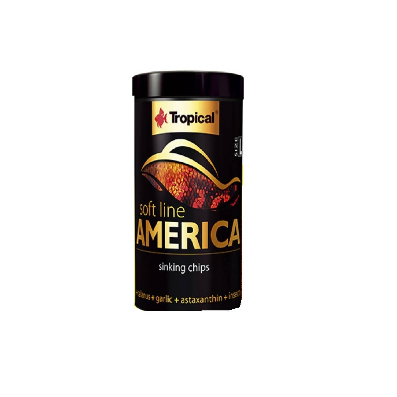 Alimento Line America Size S P/Pez Omnívoro 140G Tropical