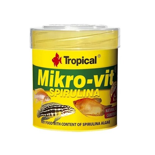 Alimento Pez Micronizado Mikro-Vit Spirulina 32G Tropical