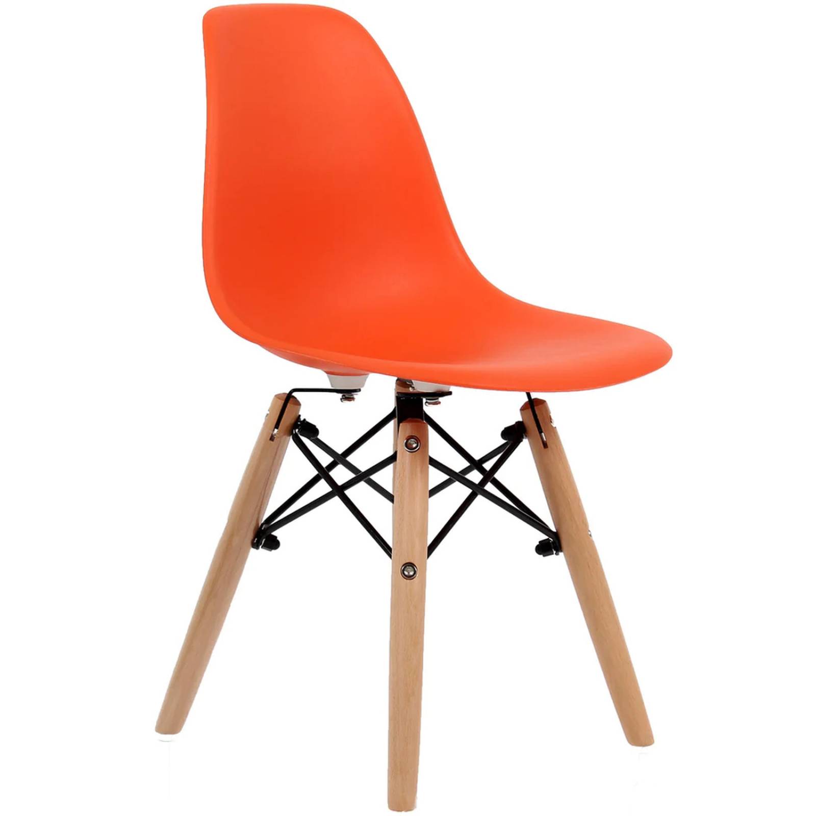 Set 6 Sillas Eames Infantil Polipropileno Naranja Stolmx