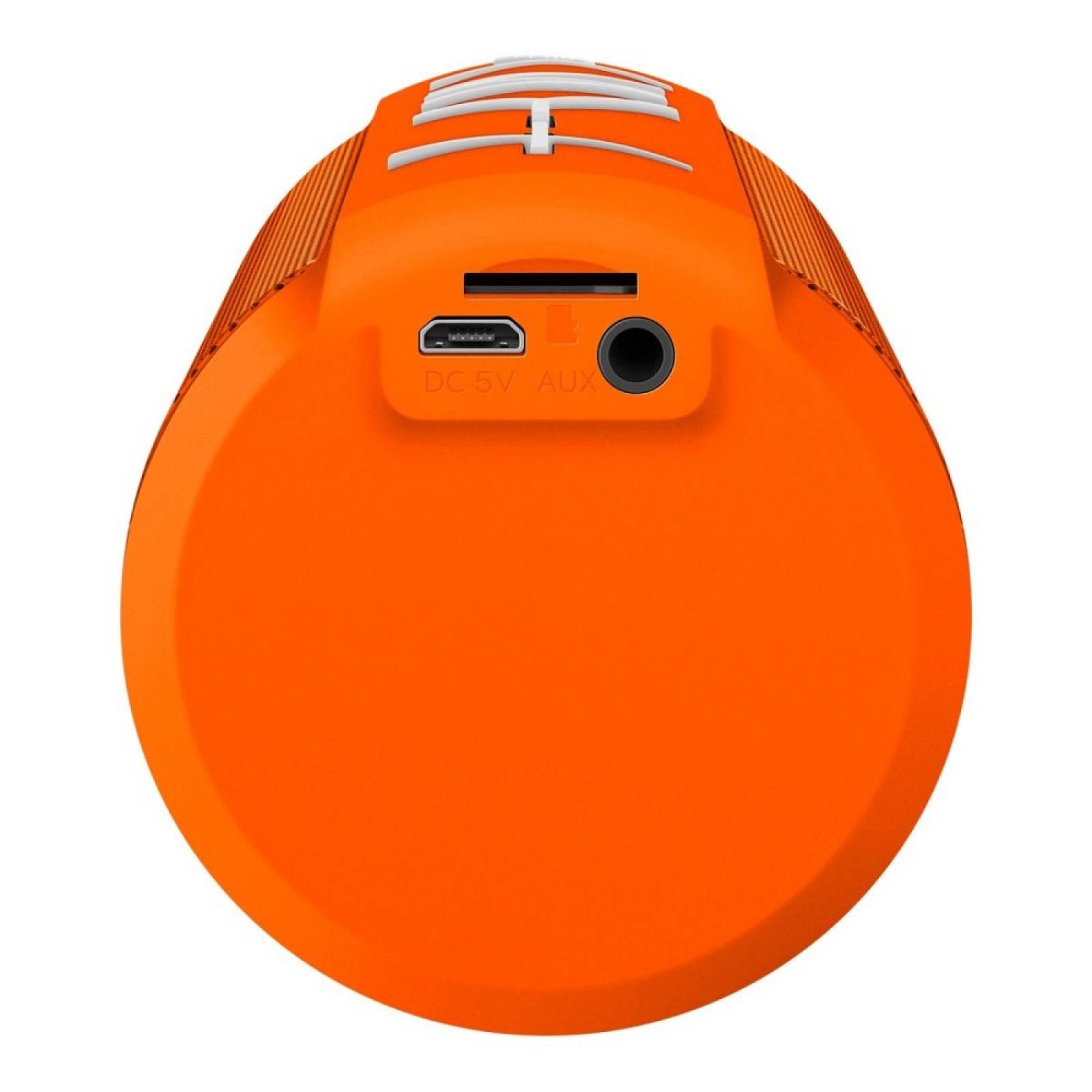 Bocina Naranja Bluetooth C/Reproductor microSD Radio FM Steren