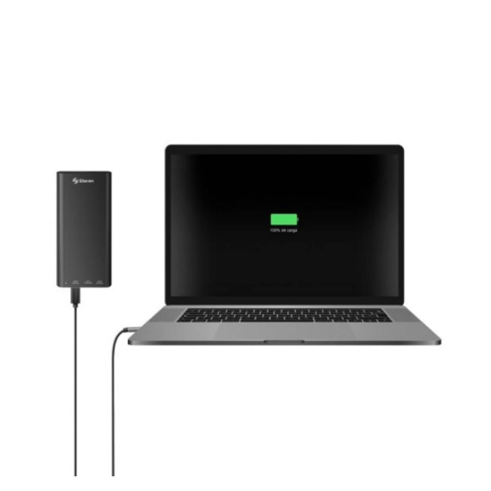 Bateria Recargable 18,000mAh 2 Salidas USB/USB C Steren