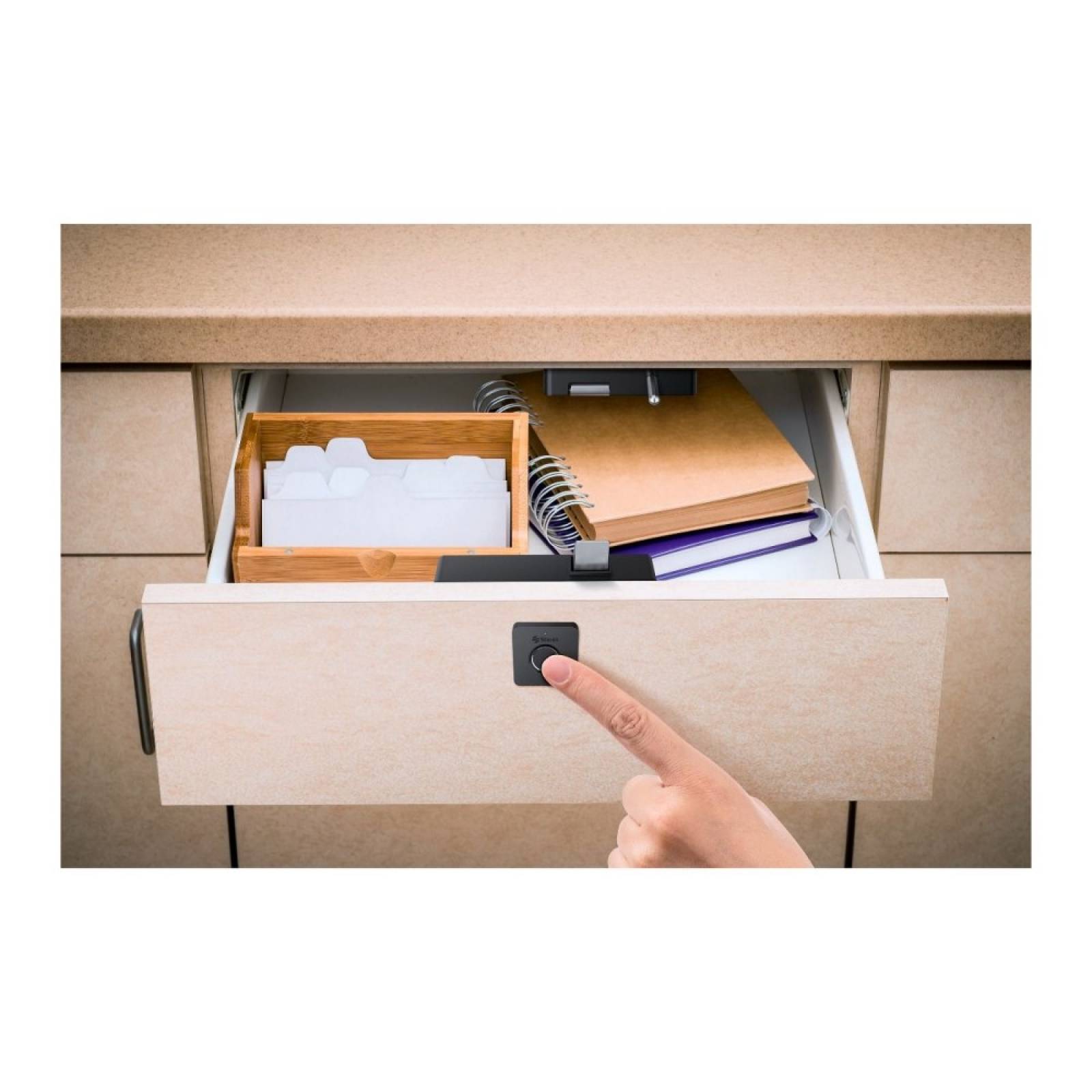 Cerradura Huella Digital P/Cajones Clósets Armarios Steren