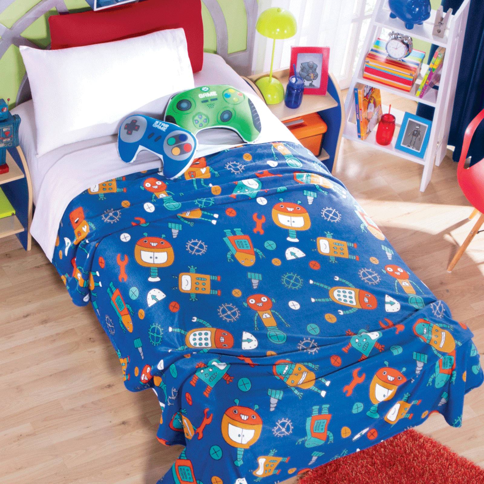 Cobertor Individual Ultrasuave Robots Colchas Concord