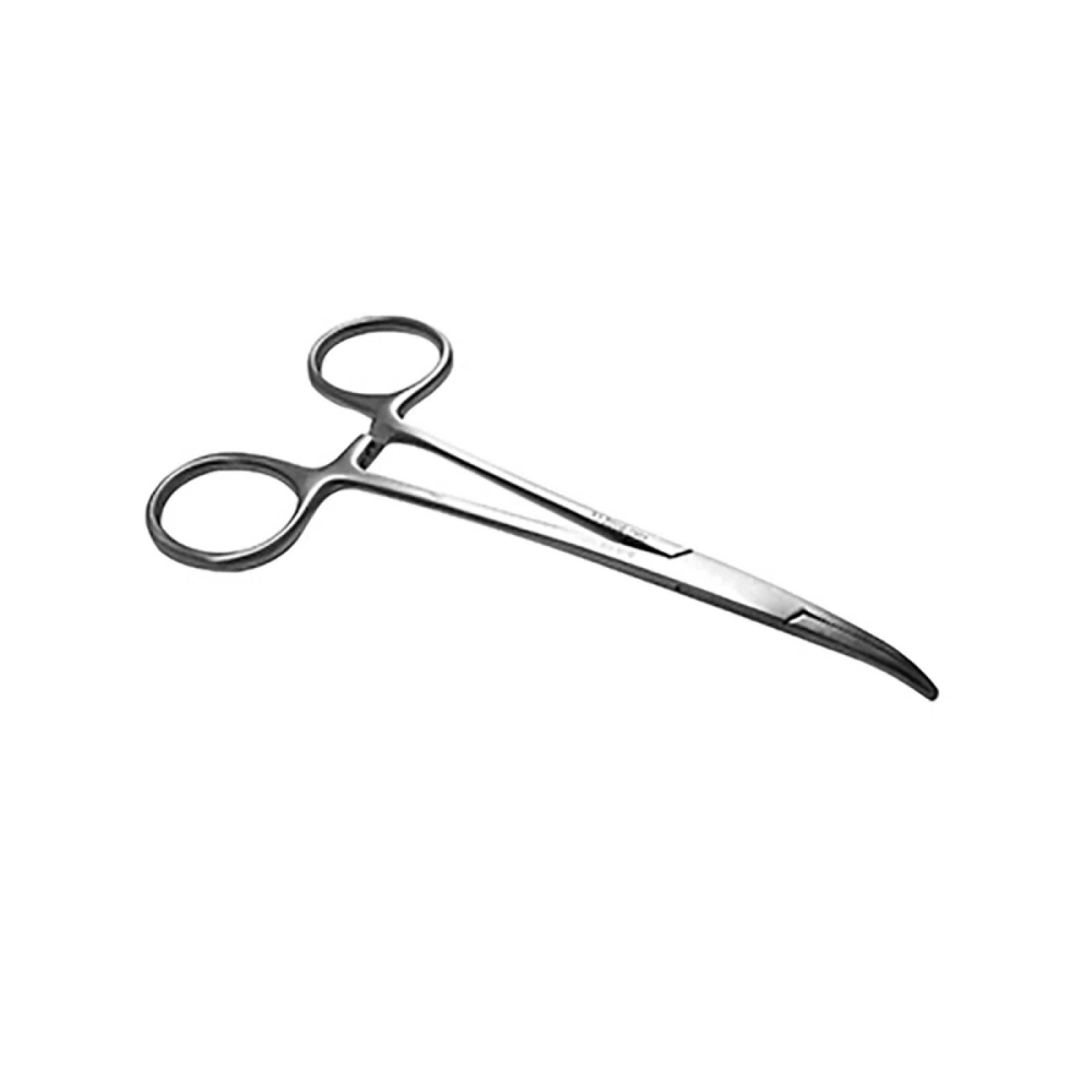 Pinza Firme Curva Halsted Mosquito De 12 Cm Hergom Premium