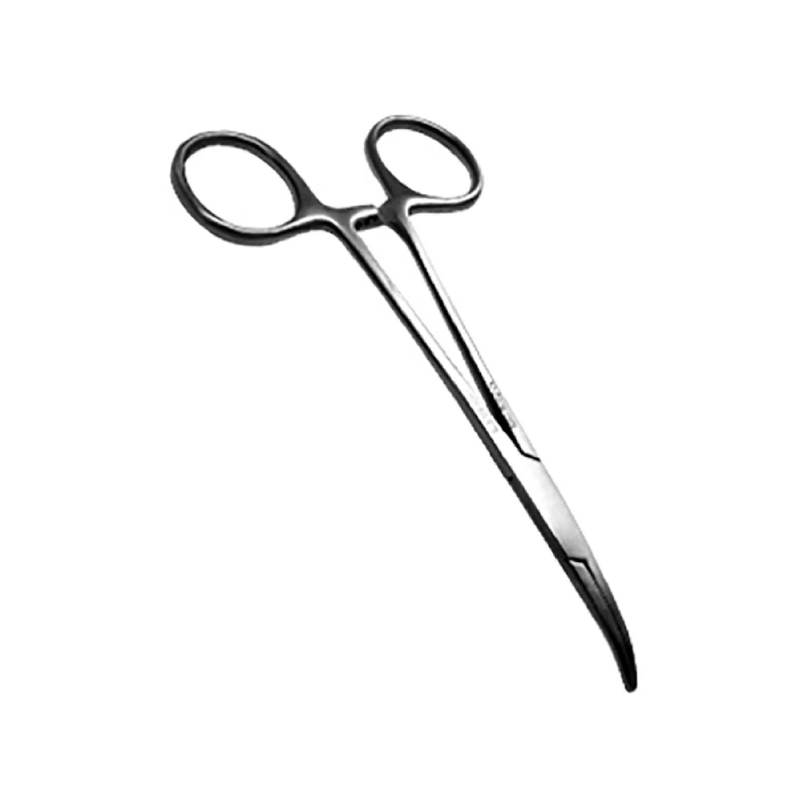 Pinza Curva Halsted Mosquito De 14 Cm Acero Hergom Premium