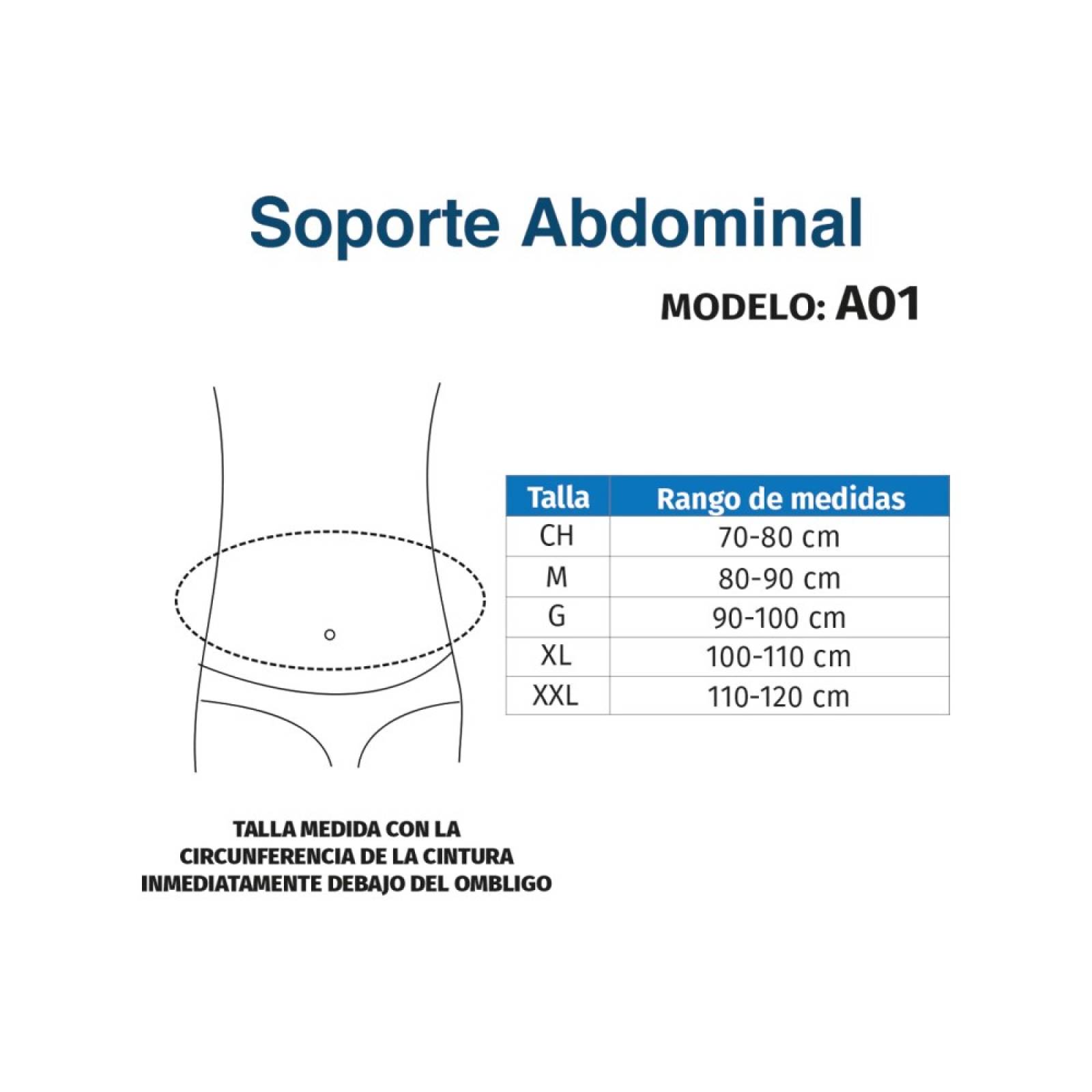 Faja de soporte abdominal y reducción de hernia umbilical