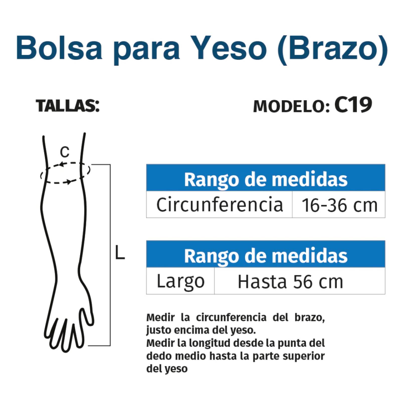 Bolsa Protectora P/ Yeso Vendajes O Heridas Brazo C19 Tynor