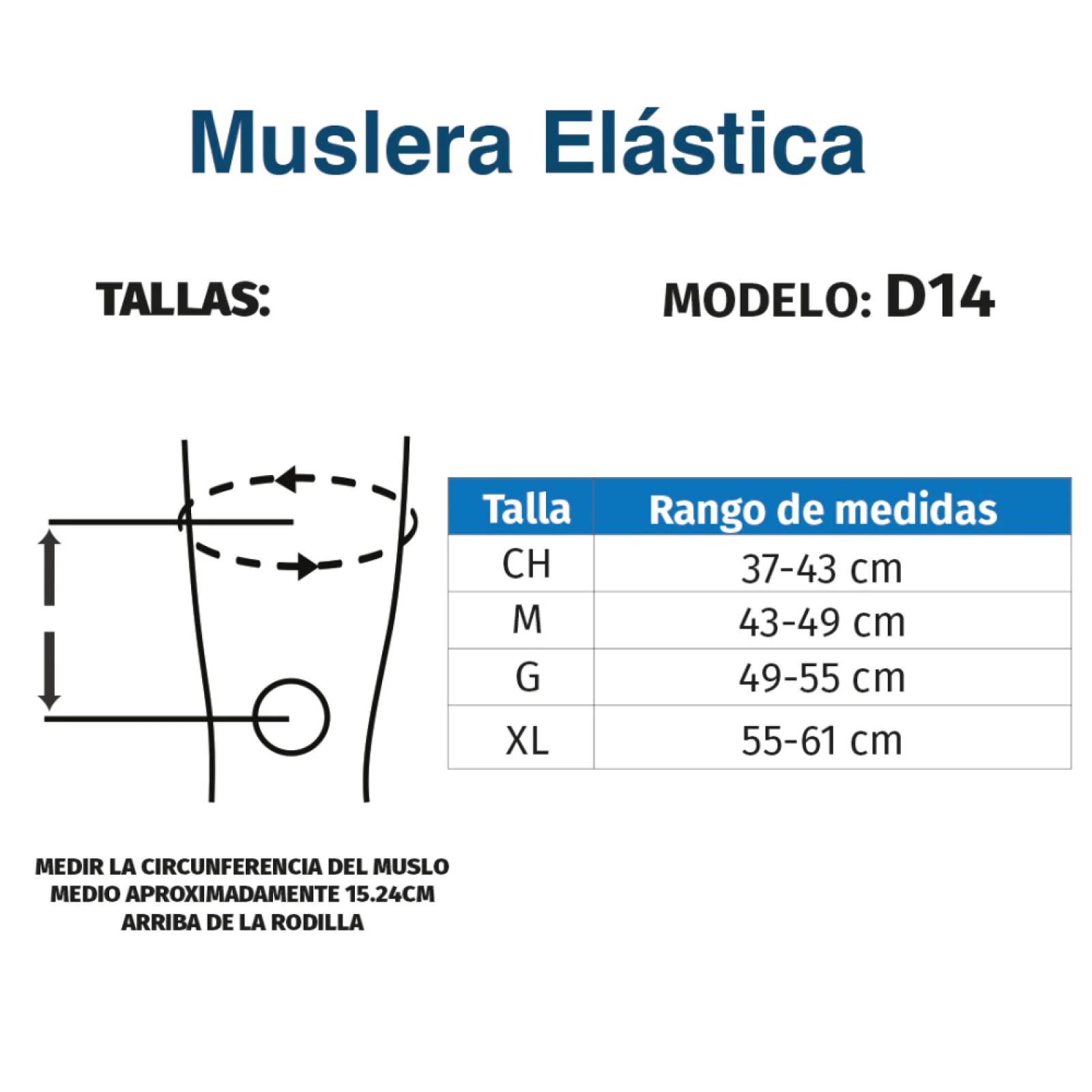 Muslera Cónica Compresión Elástica Dolor Muscular D14 Tynor