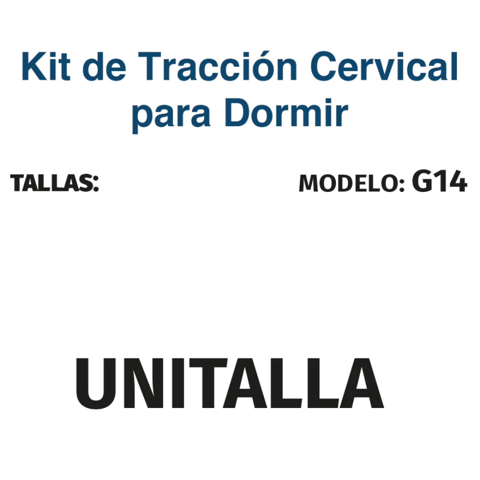 Kit Tracción Cervical Vertebral Dorsal Para Dormir G14 Tynor